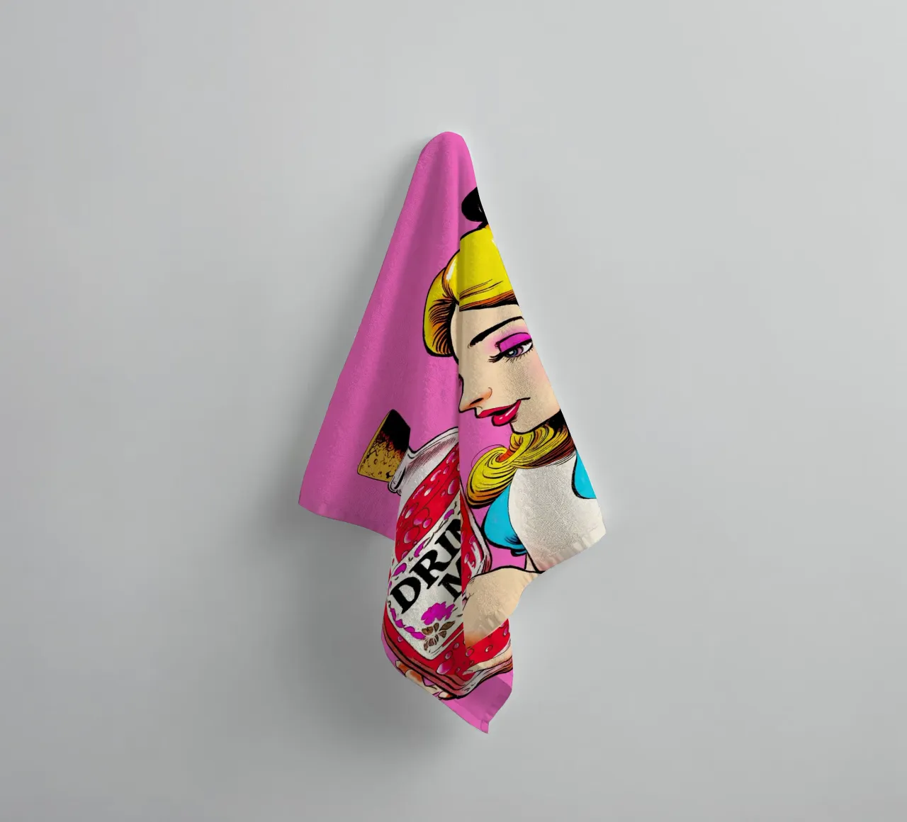 Alice “Drink Me” asciugamano da bagno da lucasmeier