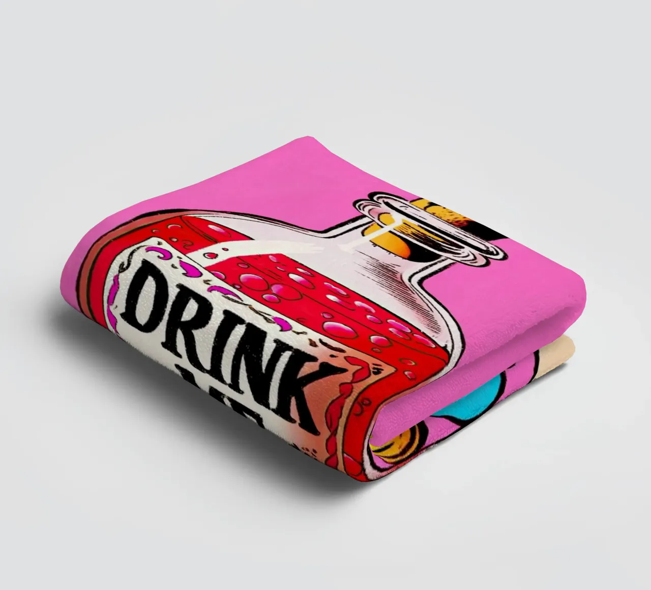 Alice “Drink Me” asciugamano da bagno da lucasmeier