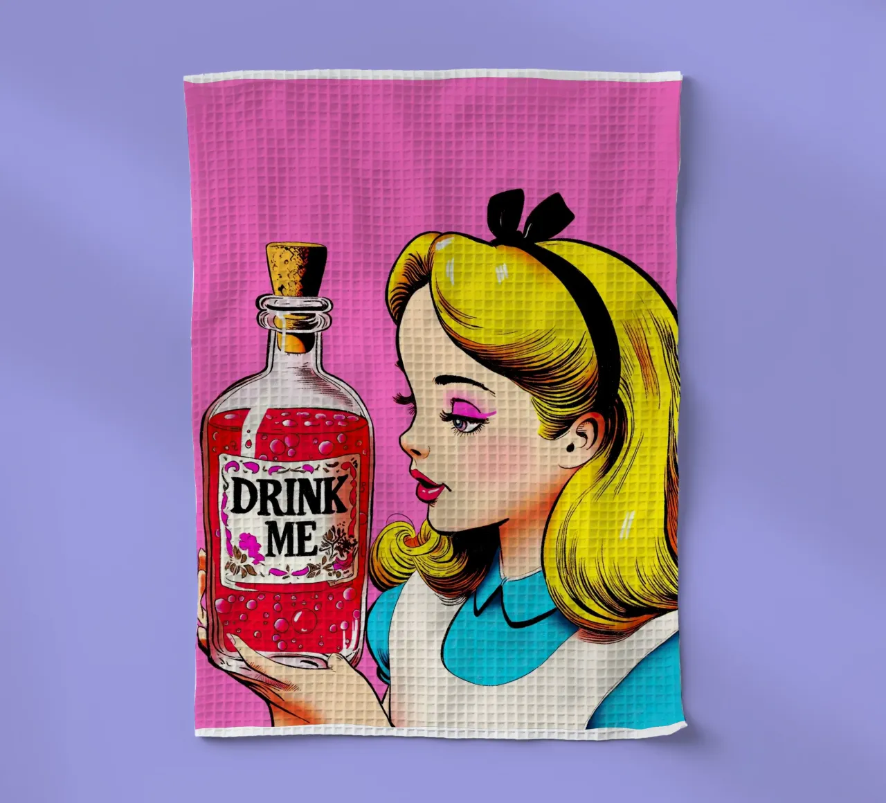 Alice “Drink Me” canovaccio da cucina da lucasmeier