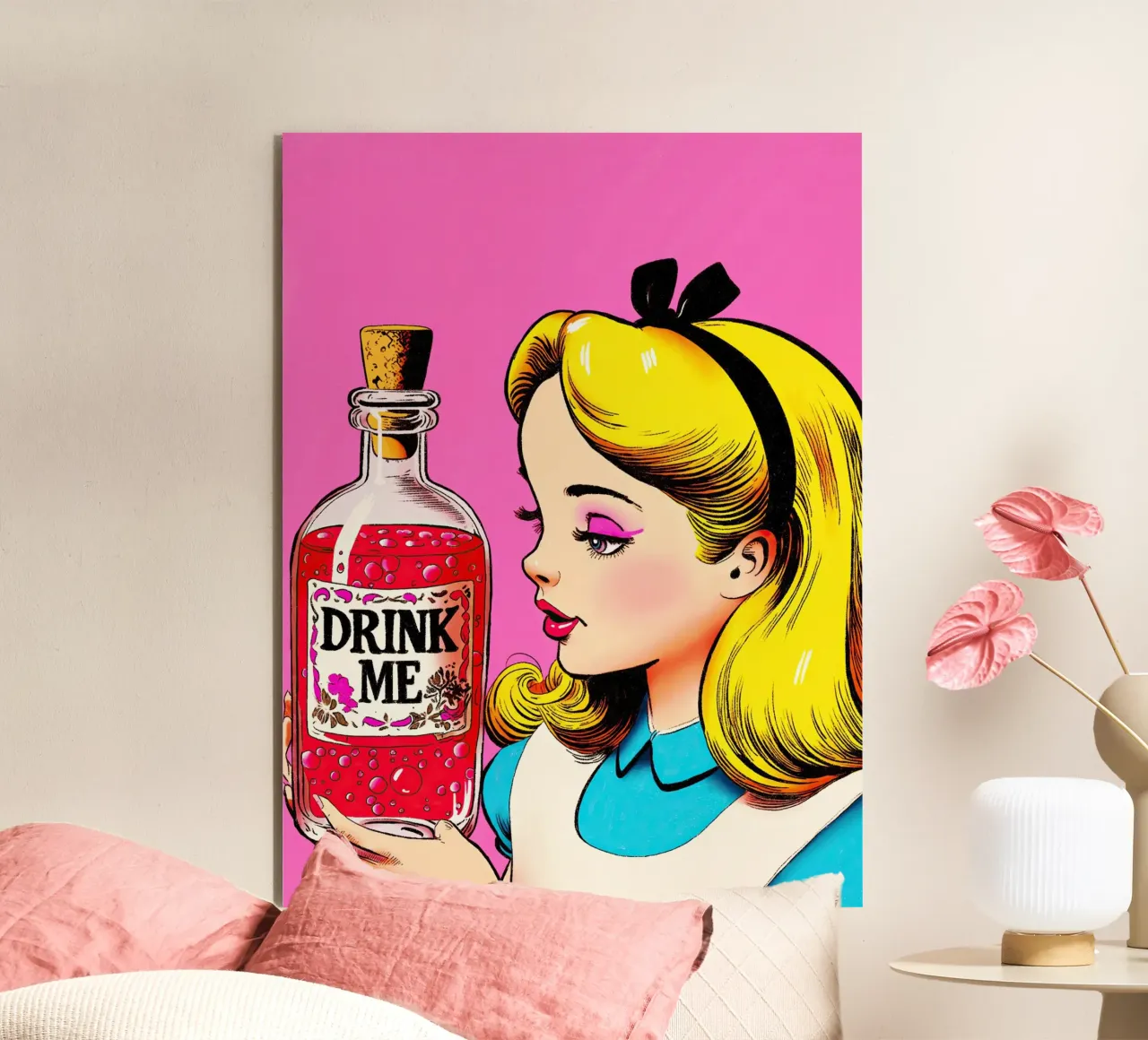 Alice “Drink Me” alluminio dibond da lucasmeier