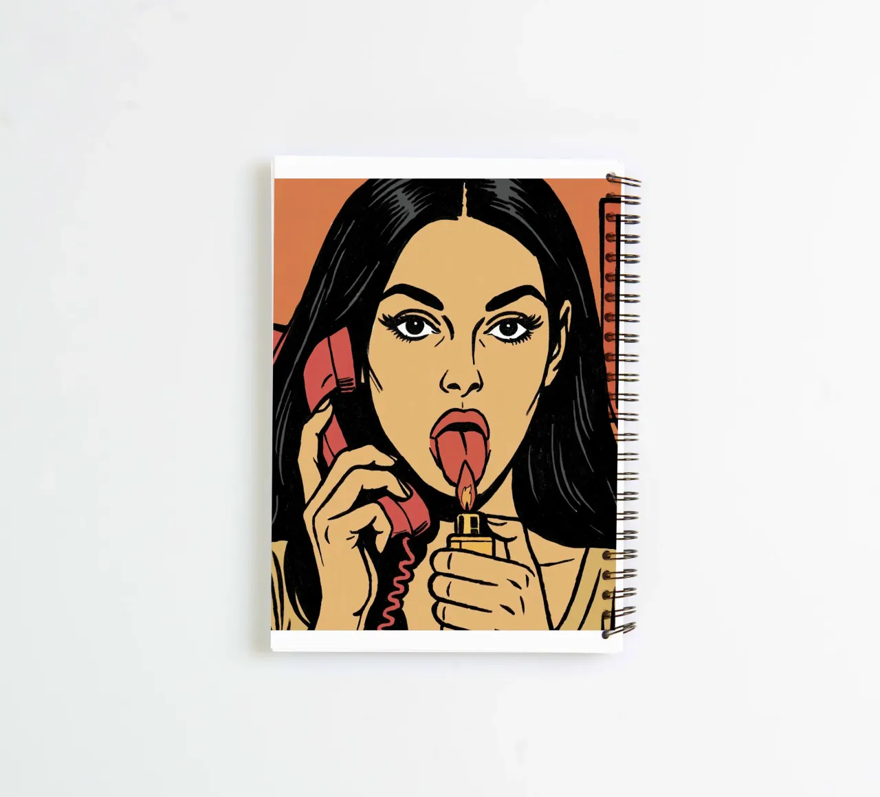 Hell Is a Teenage Girl spiral notebook by lucasmeier