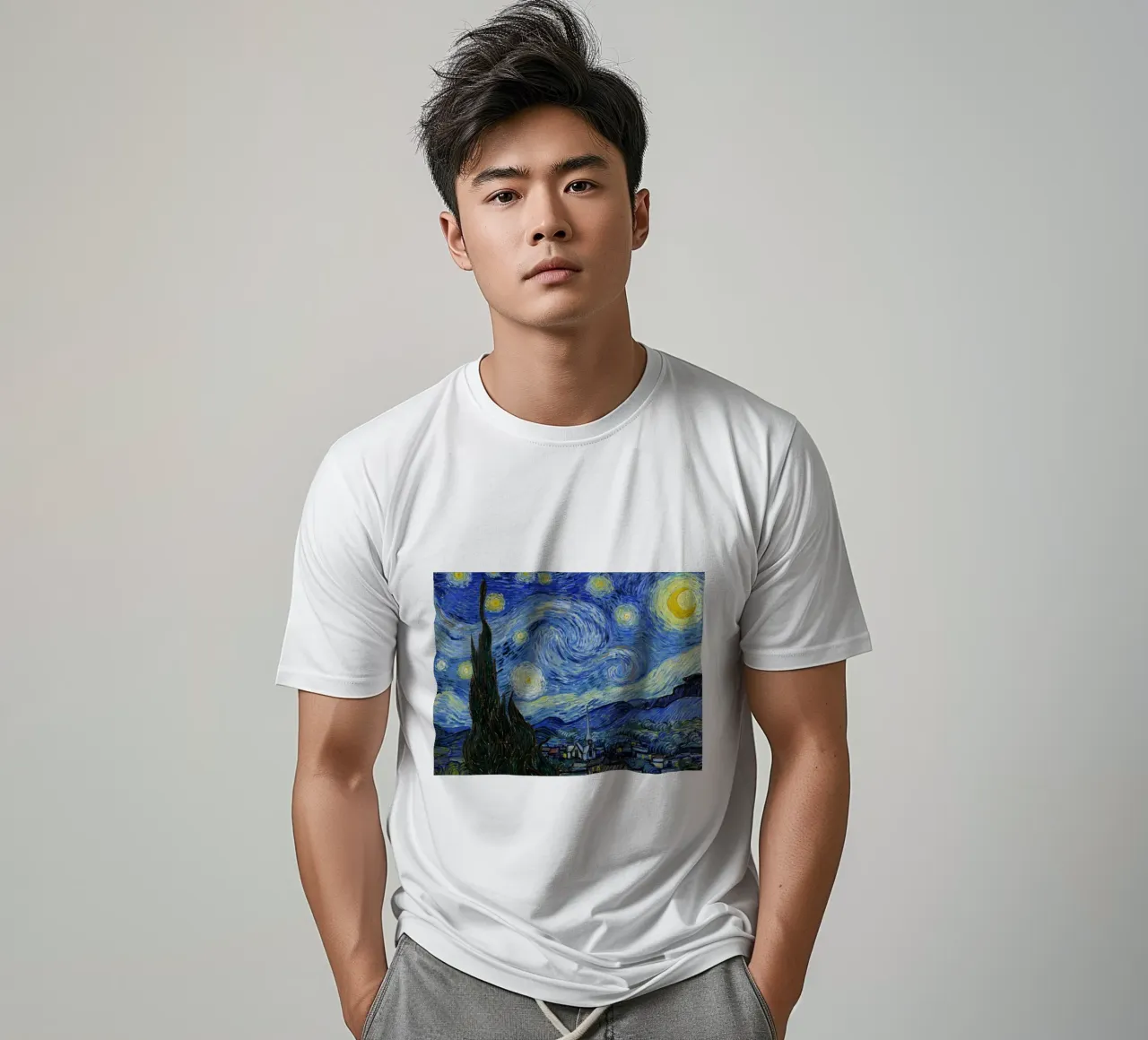 Notte stellata t-shirt da ashcraft shop