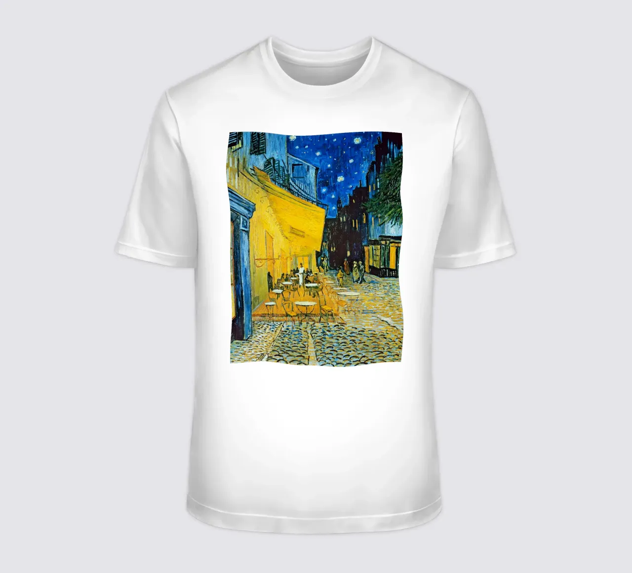 Terrazza di un caffè di notte t-shirt da ashcraft shop
