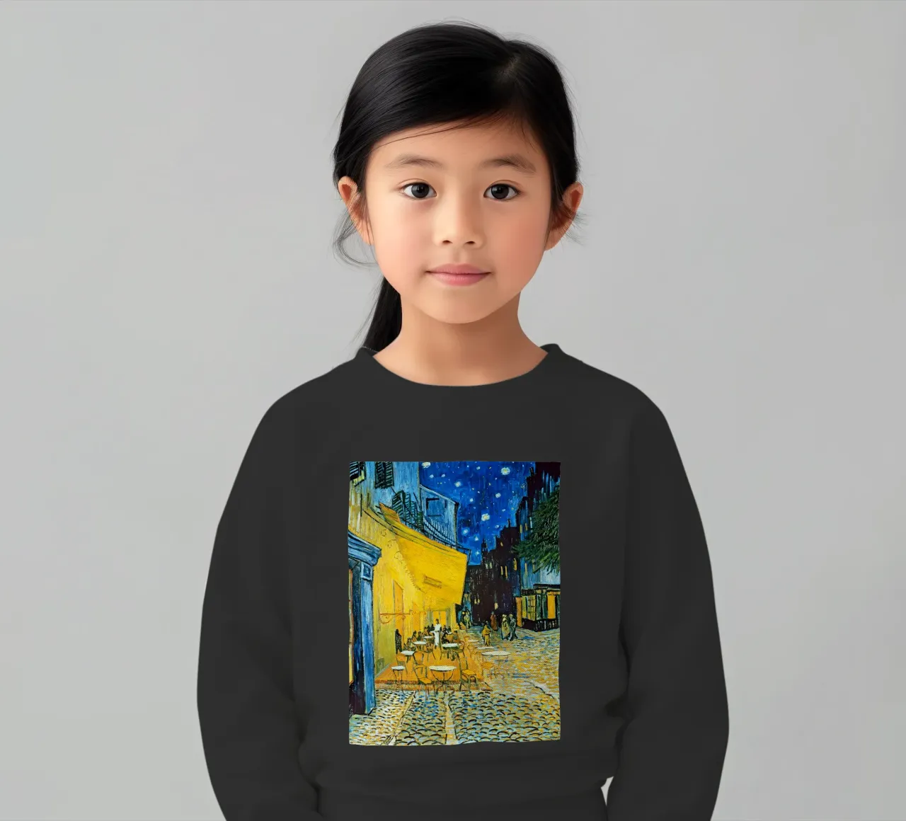 Terrazza di un caffè di notte felpa bambino da ashcraft shop