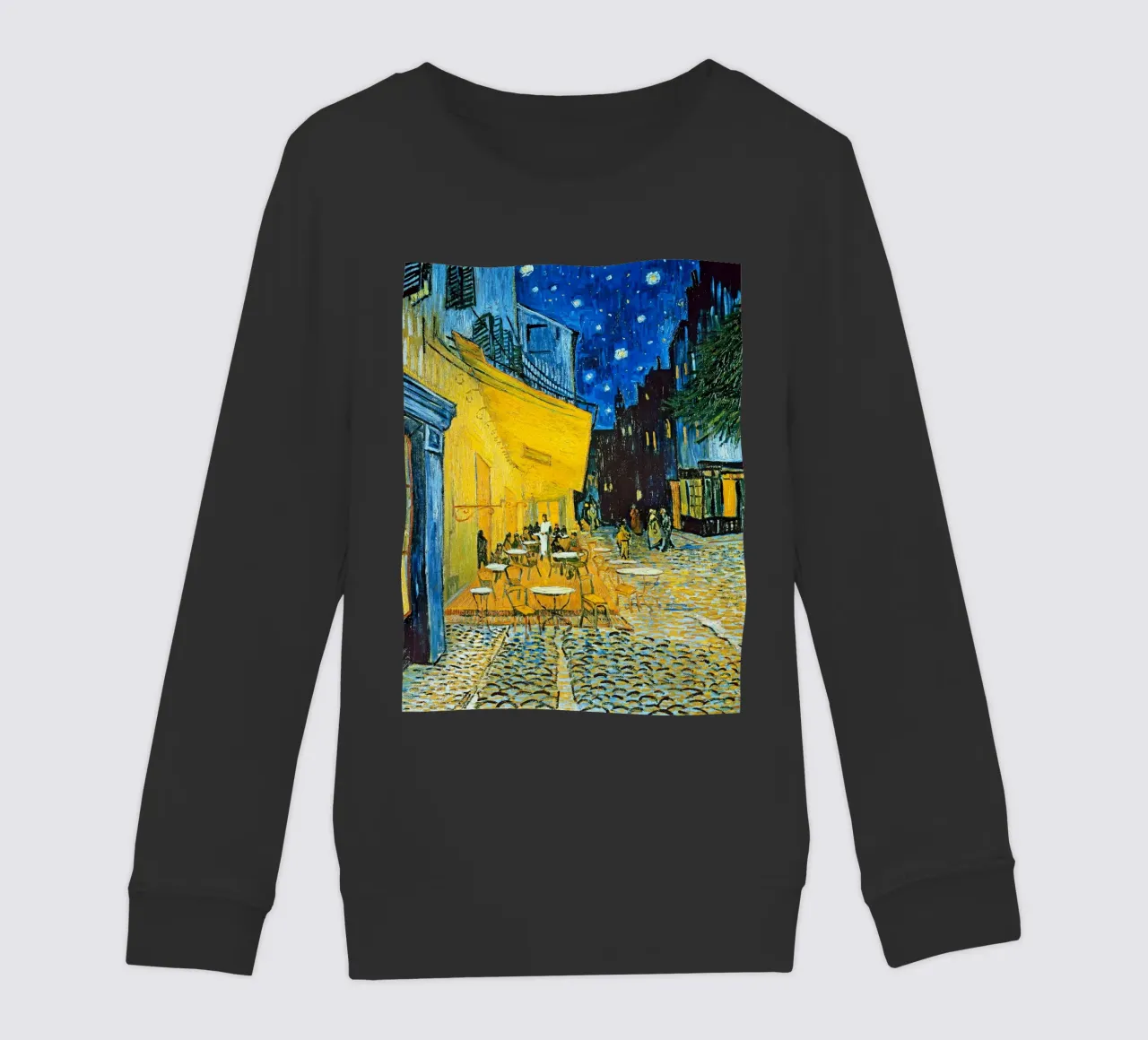 Terrazza di un caffè di notte felpa bambino da ashcraft shop