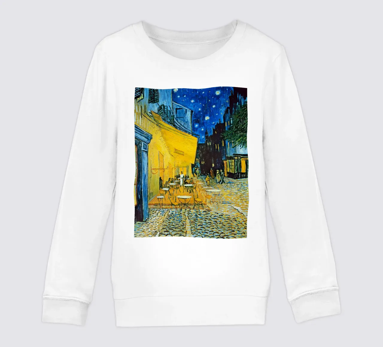 Terrazza di un caffè di notte felpa bambino da ashcraft shop