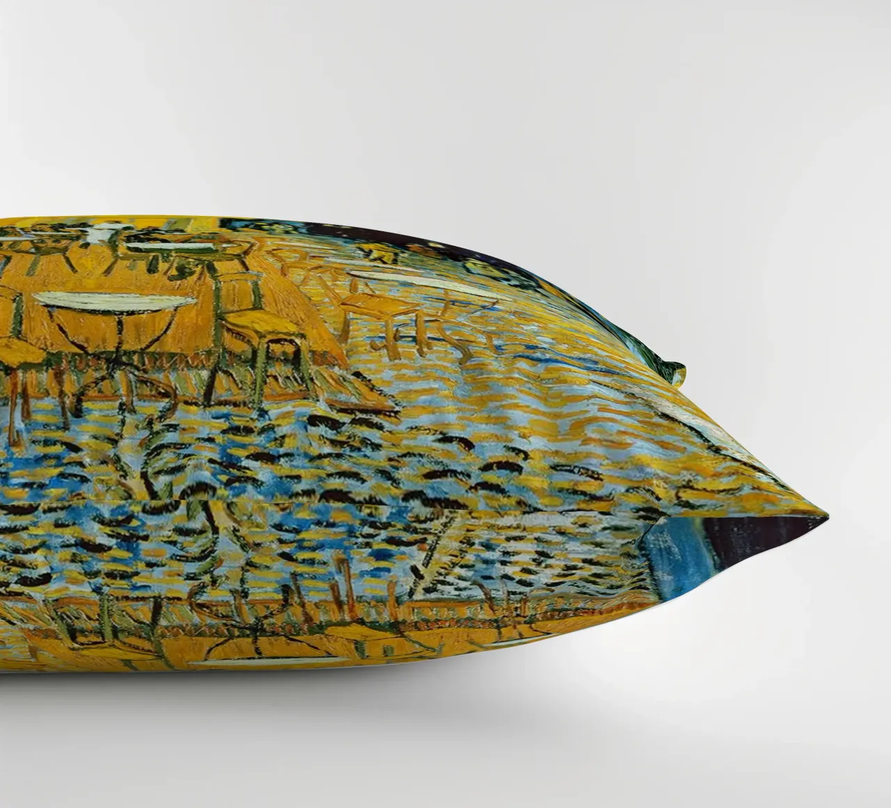 Terrazza di un caffè di notte cuscino da ashcraft shop