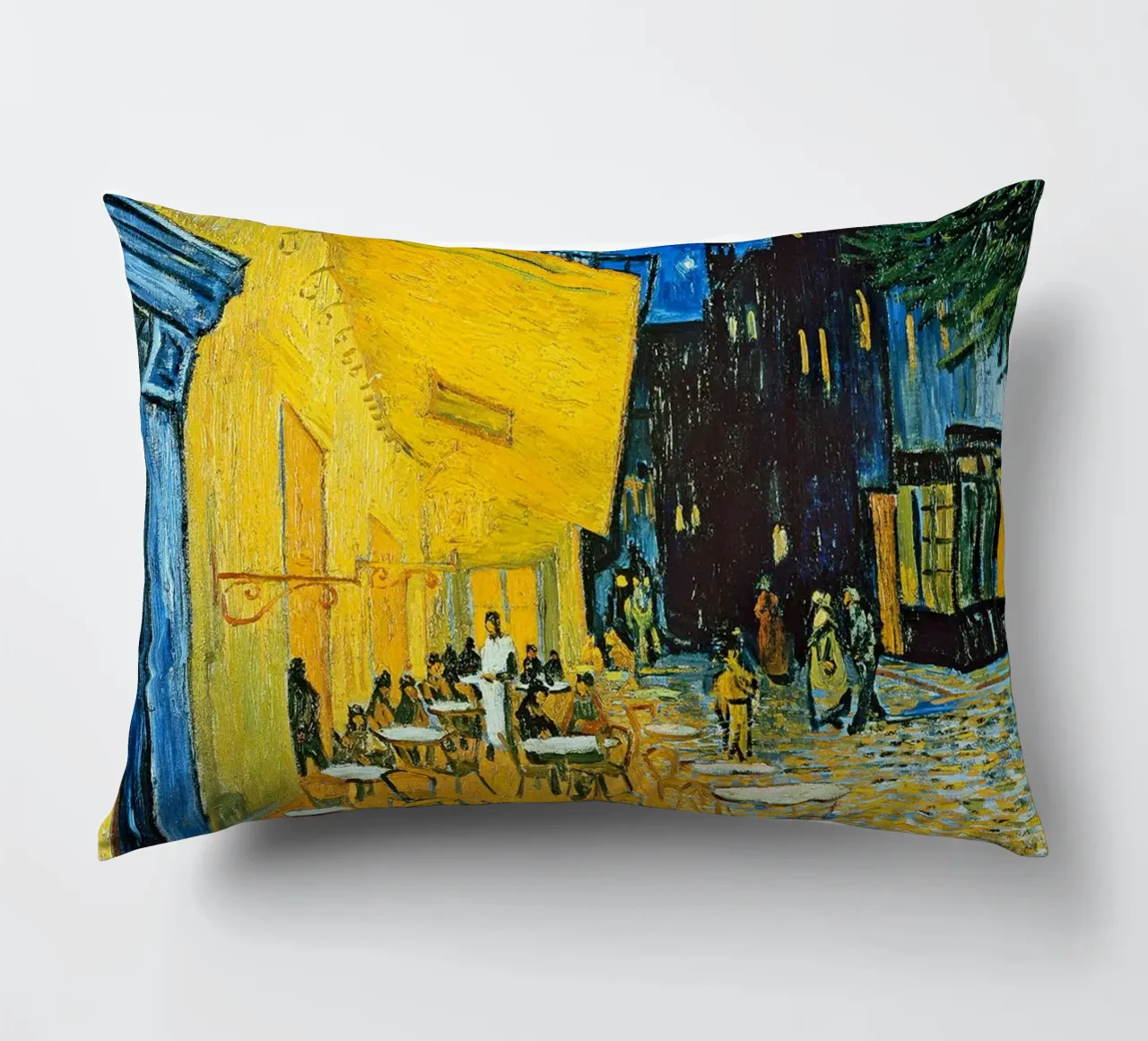 Terrazza di un caffè di notte cuscino da ashcraft shop