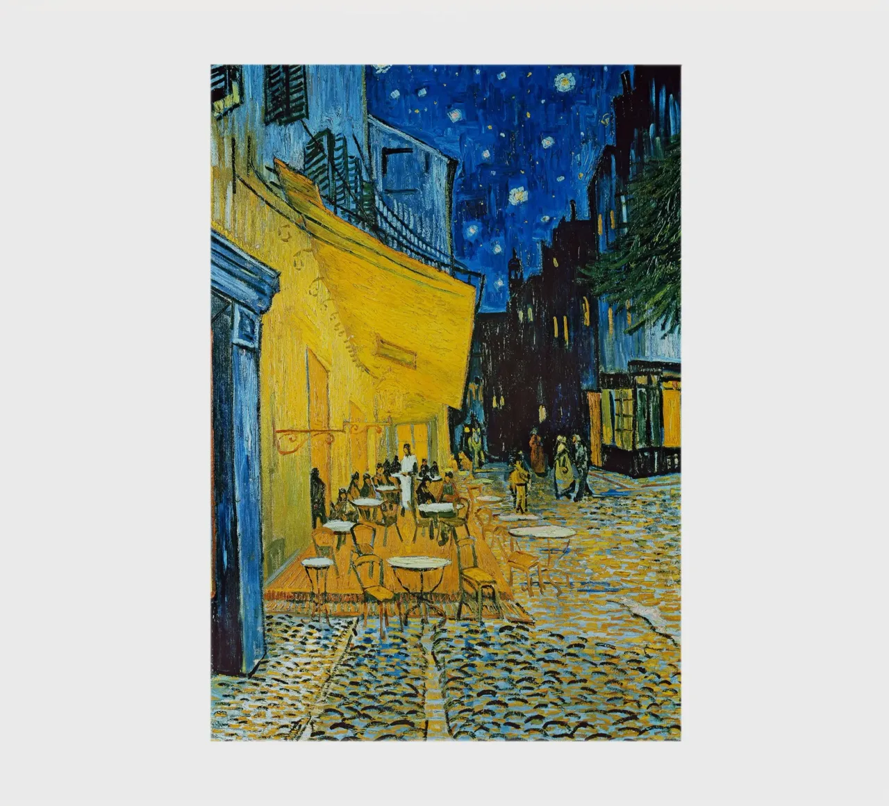 Terrazza di un caffè di notte diario da ashcraft shop