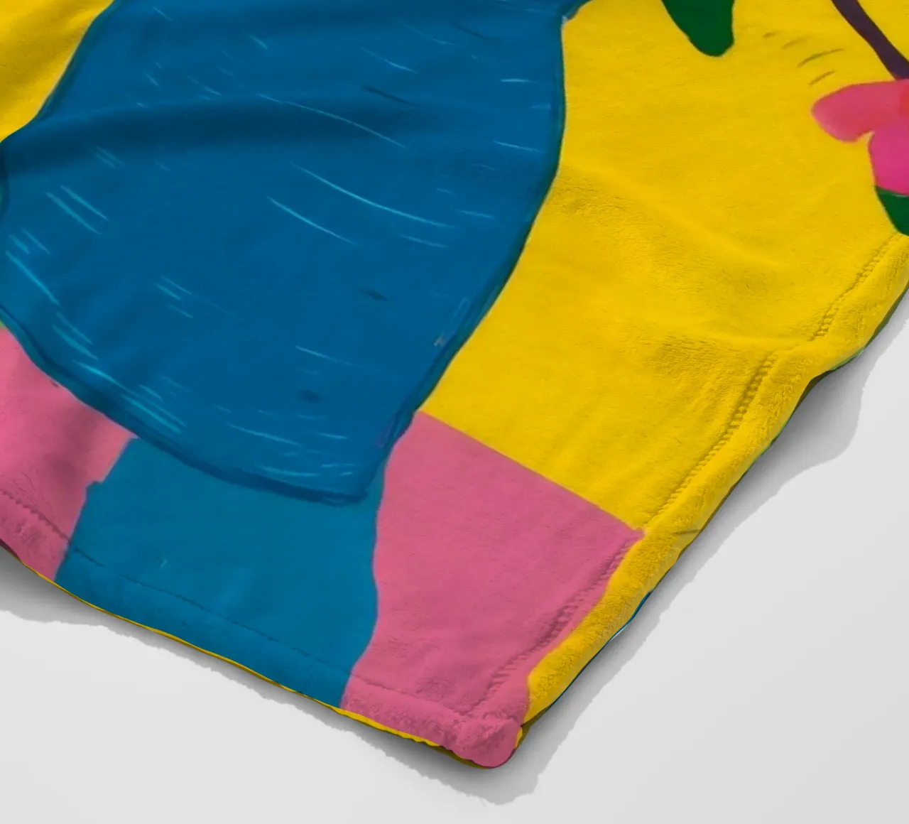 Il tappeto arcobaleno fiorisce coperta in pile da Tiga Bersama