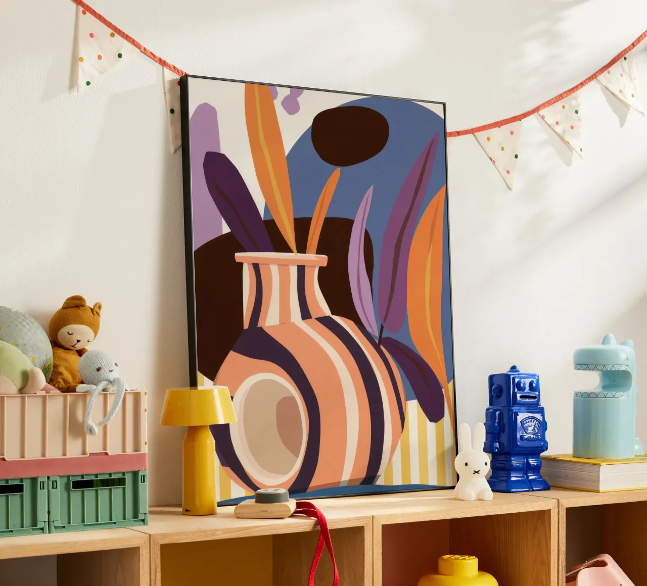 Abstract Vase Swirl alu-dibond by Tiga Bersama