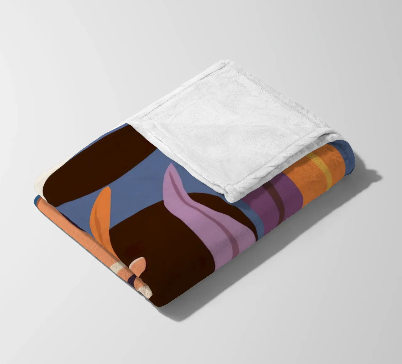 Vaso astratto a vortice coperta in pile da Tiga Bersama