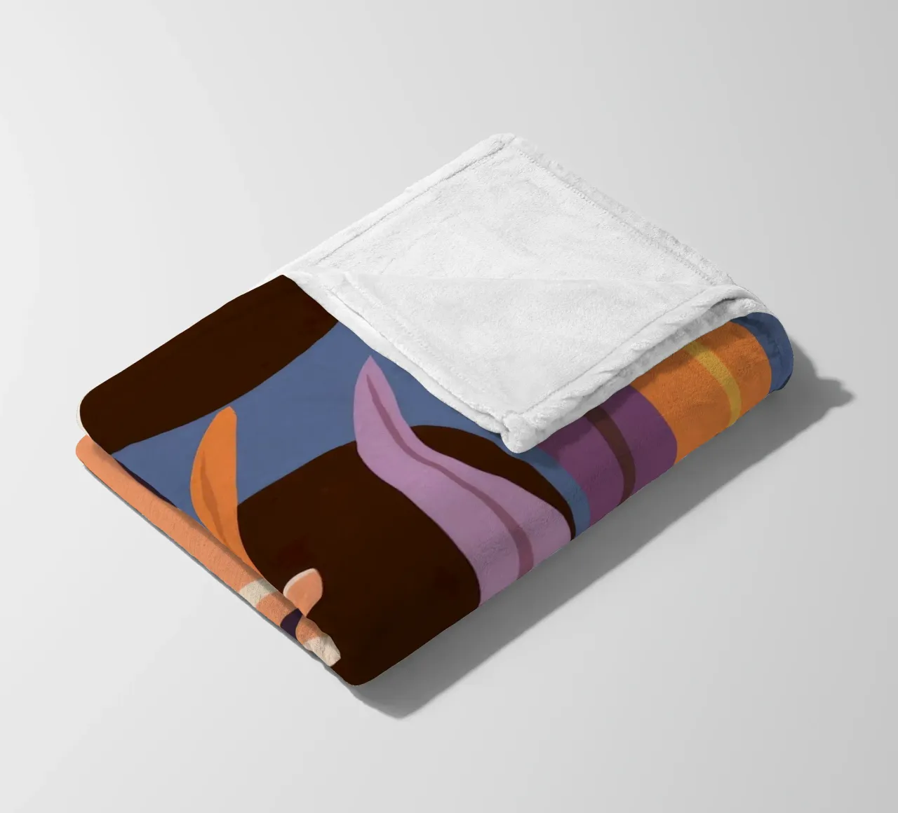 Vaso astratto a vortice coperta in pile da Tiga Bersama