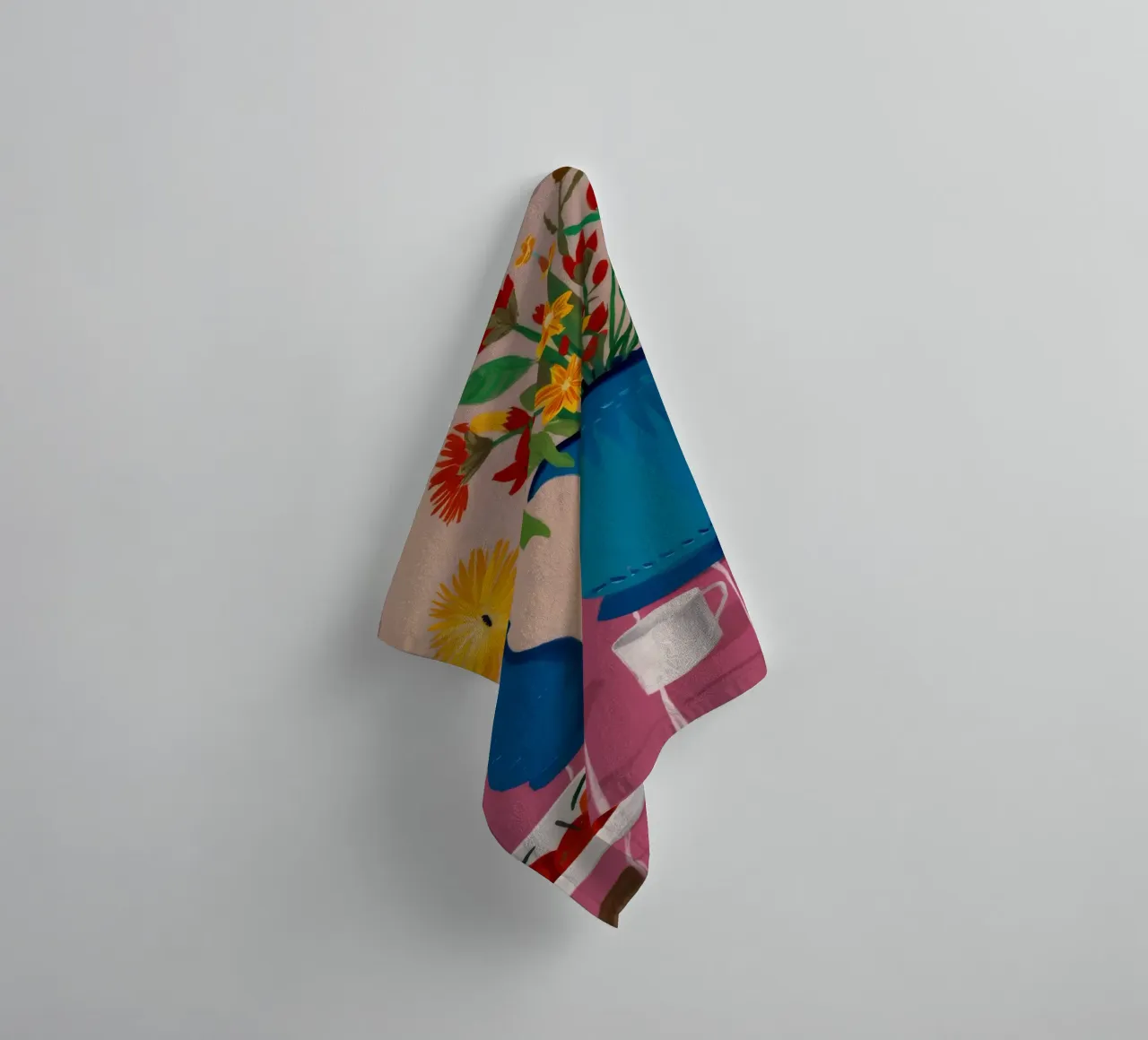 Simplicité du pichet d'azur serviette de bain de Fable Tempa