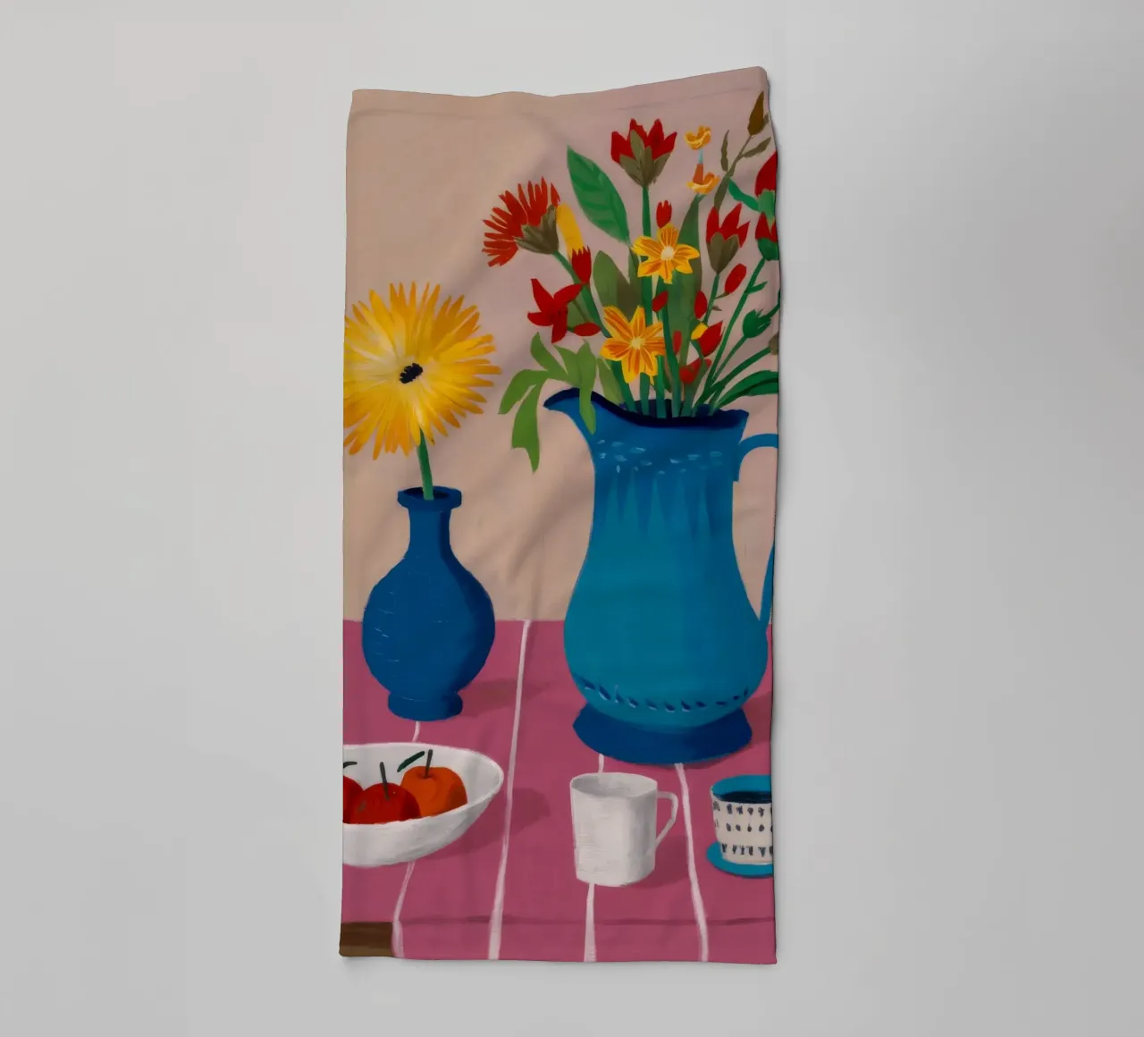 Simplicité du pichet d'azur serviette de bain de Fable Tempa