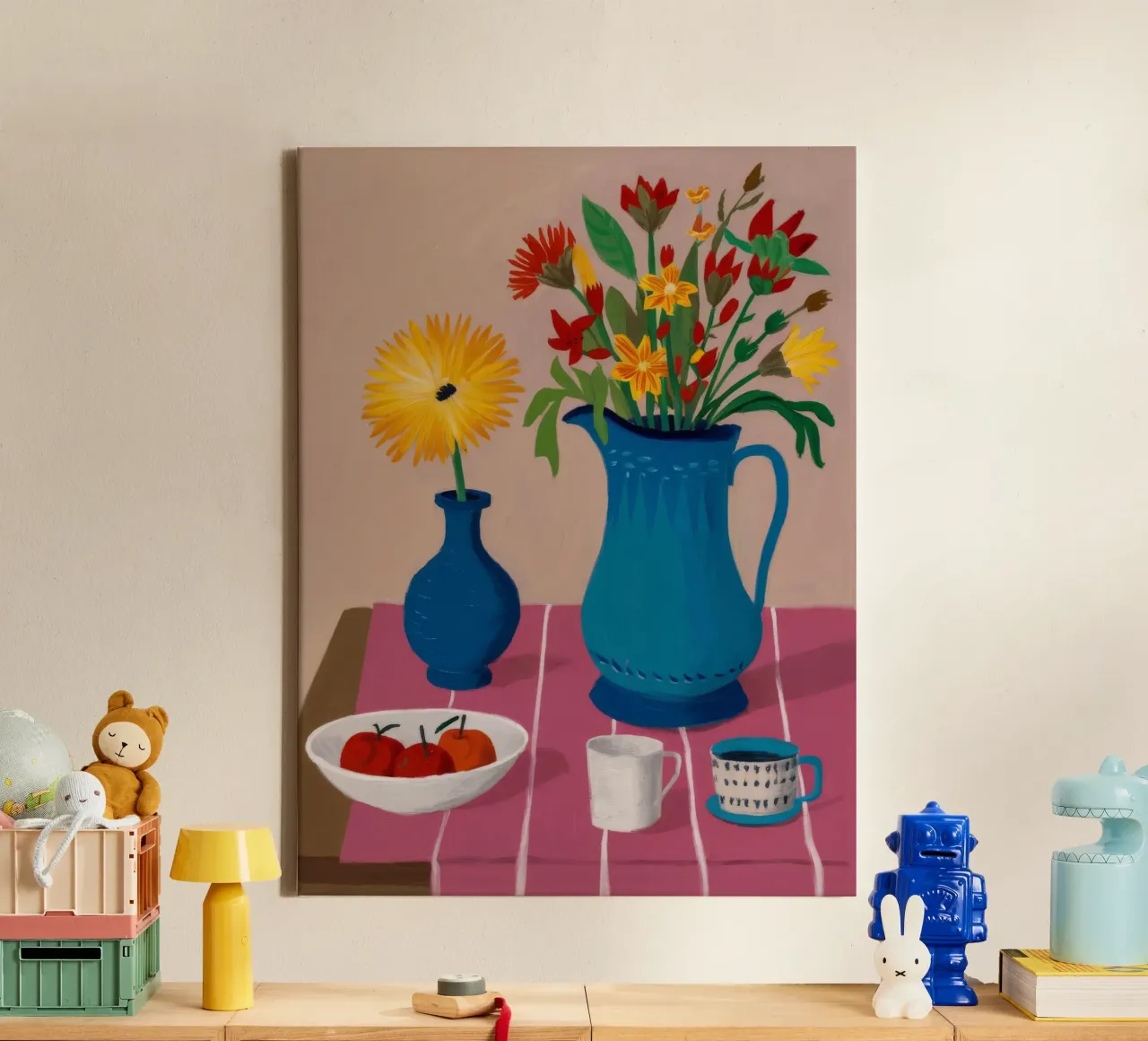 Azure Pitcher Simplicity canvas by Fable Tempa