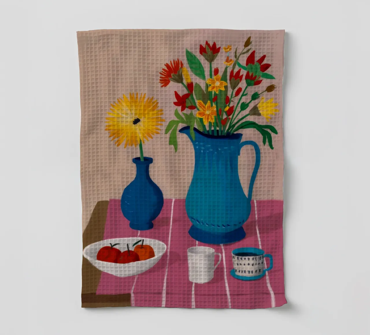 Azure Pitcher Simplicity tea towel by Fable Tempa