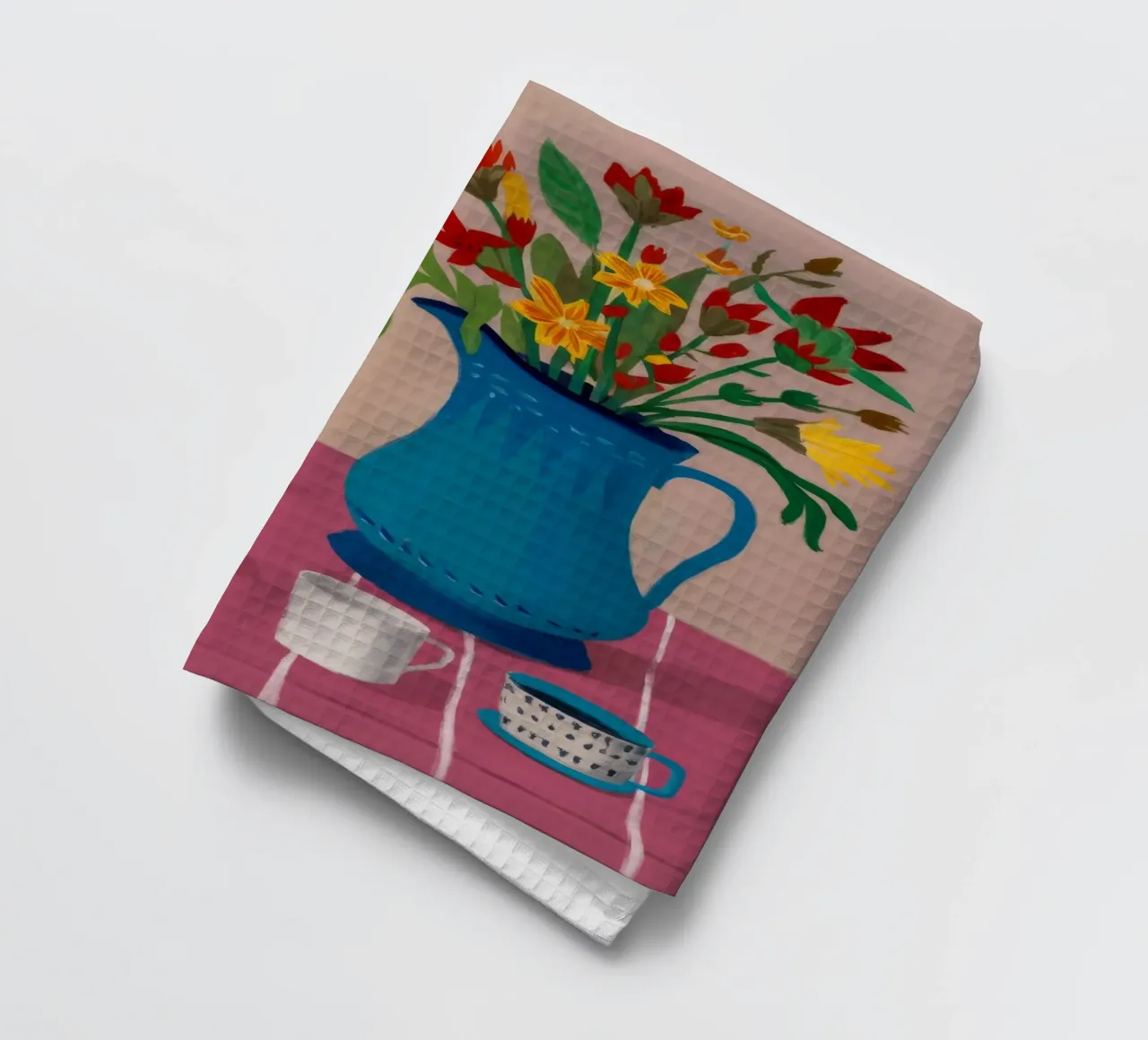 Azure Pitcher Simplicity tea towel by Fable Tempa
