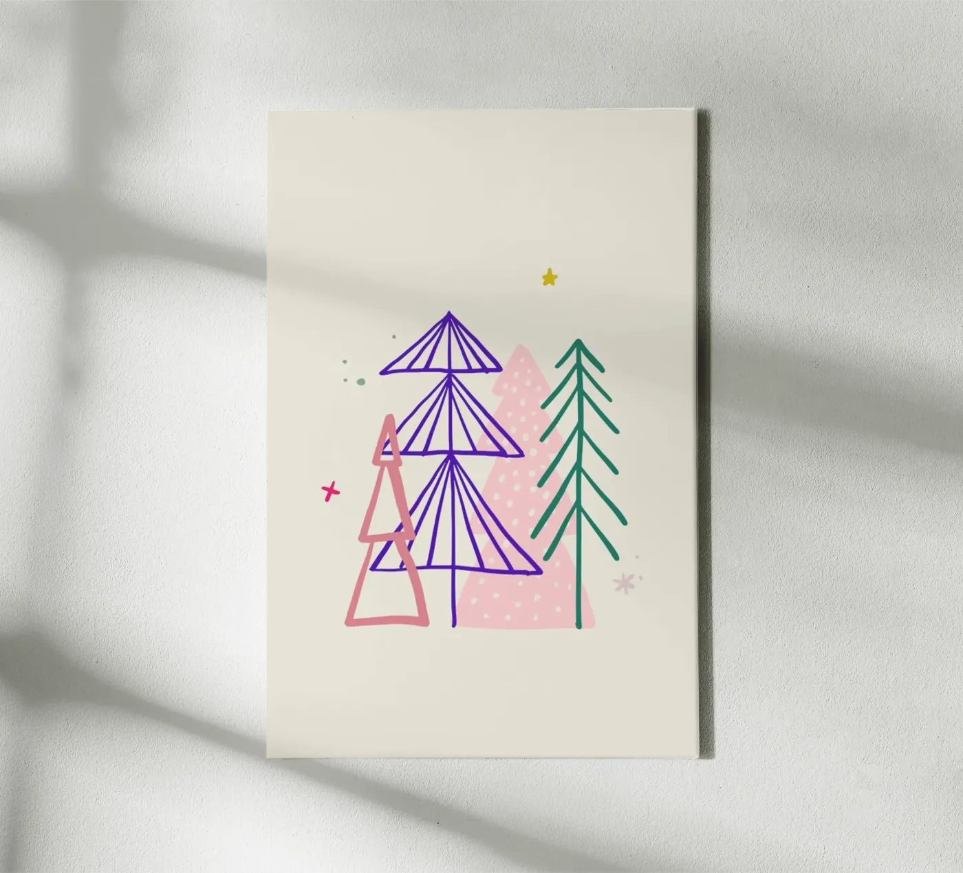 Winter Forest canvas van KRUTH DESIGN