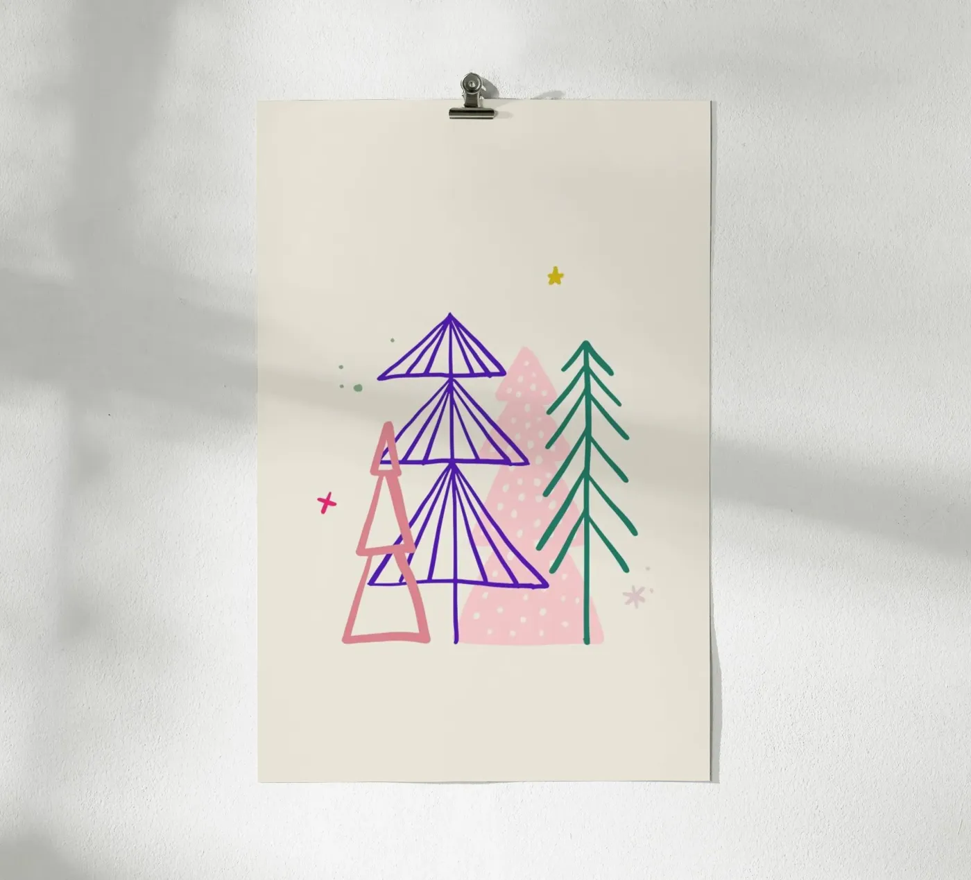 Winter Forest Poster von KRUTH DESIGN