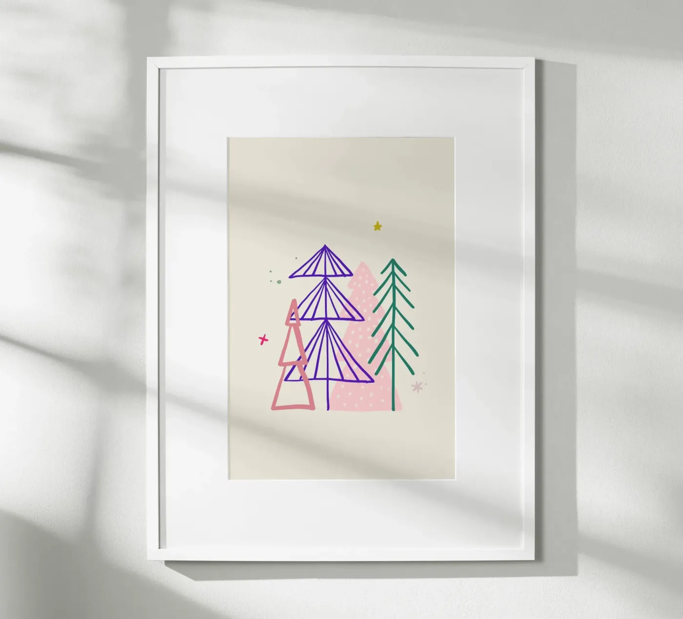 Winter Forest Poster von KRUTH DESIGN