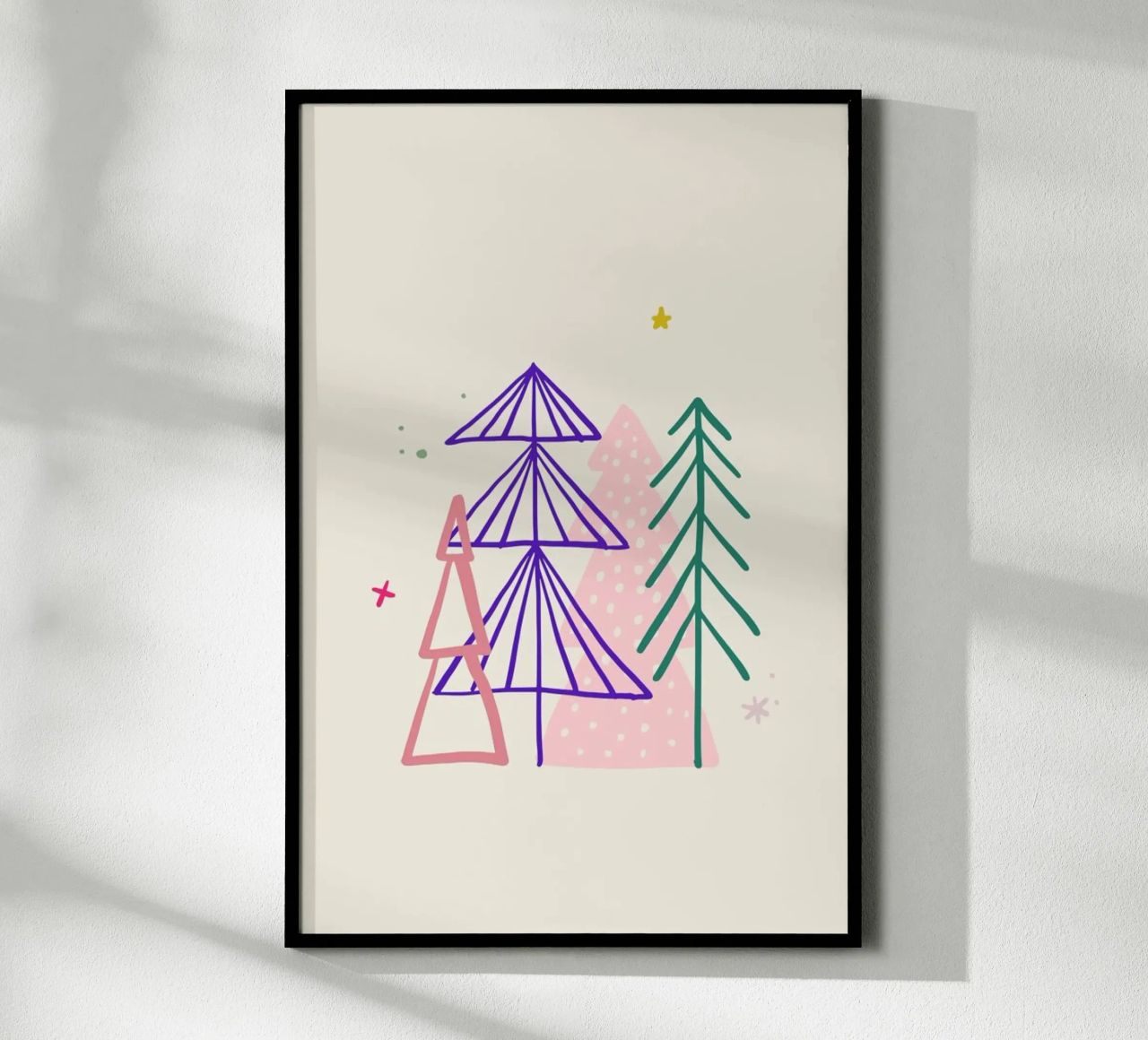 Winter Forest Poster von KRUTH DESIGN