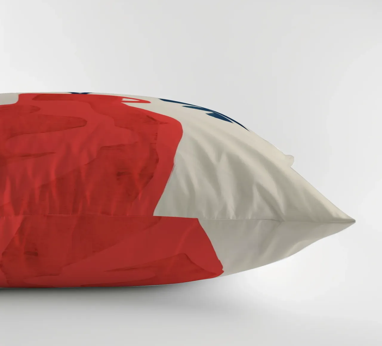 Red Vase Foliage decorative cushion by Tiga Bersama