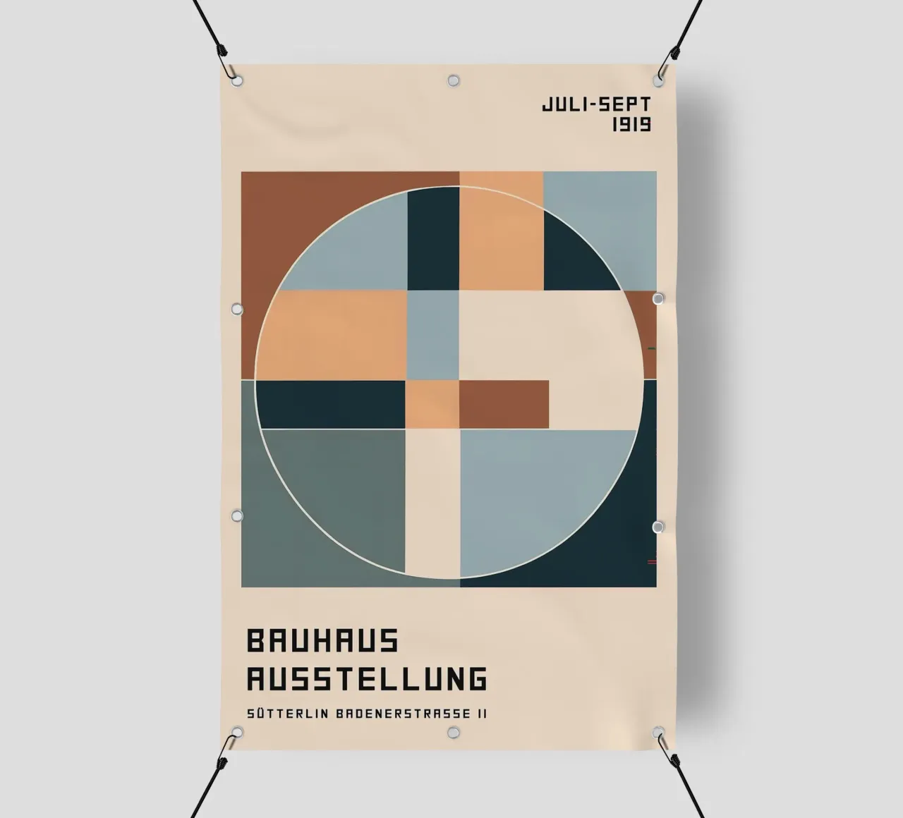 Bauhaus telo in pvc da Brooke