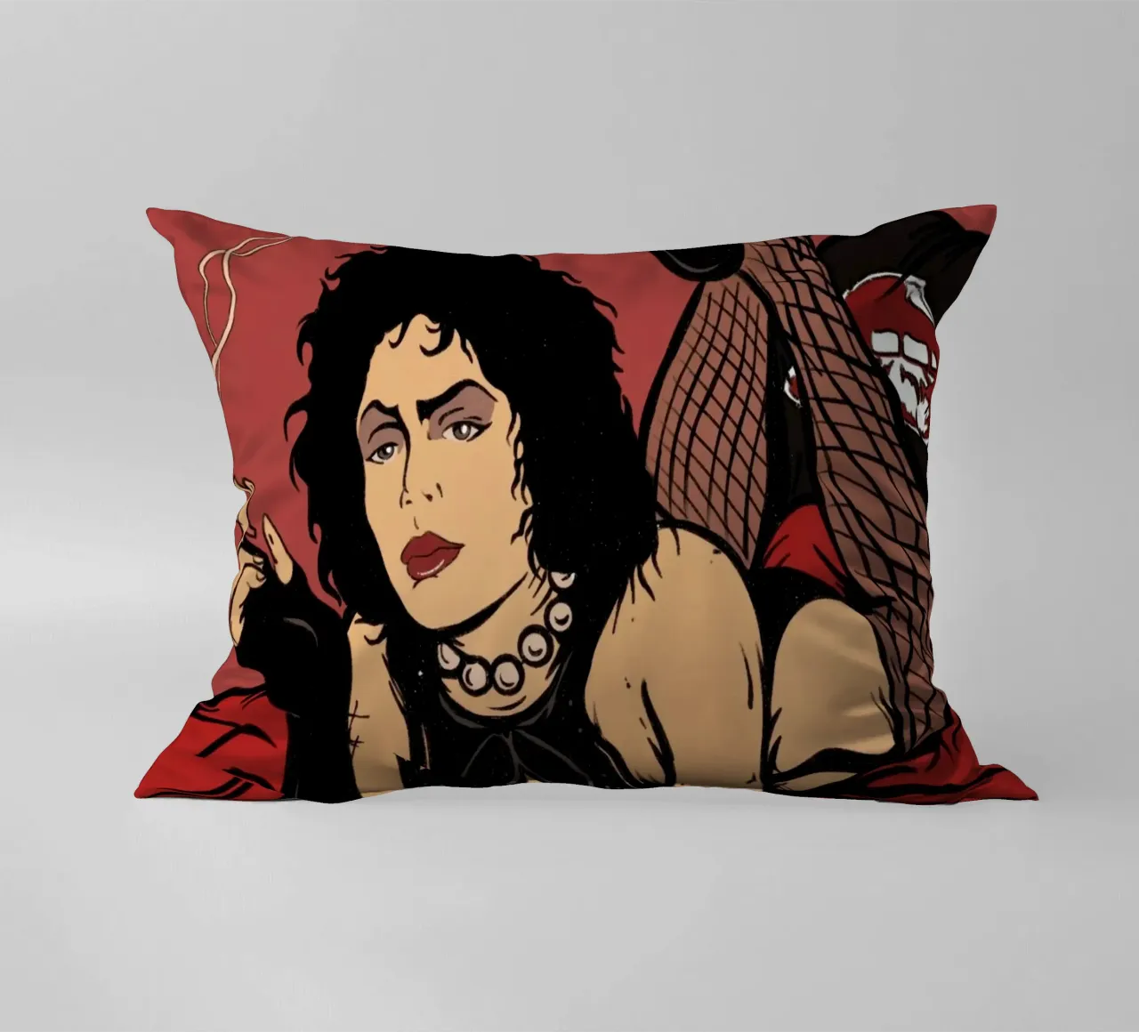 Frank N Furter x Pulp Fiction cuscino da lucasmeier