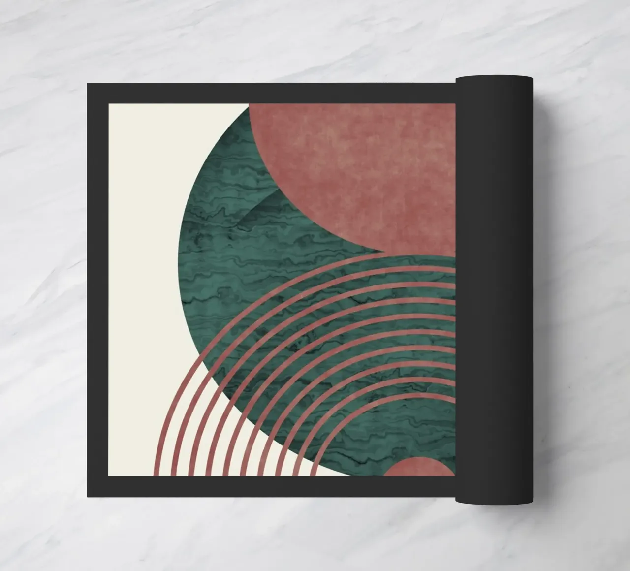 Rame di metà secolo zerbino da Little Dean