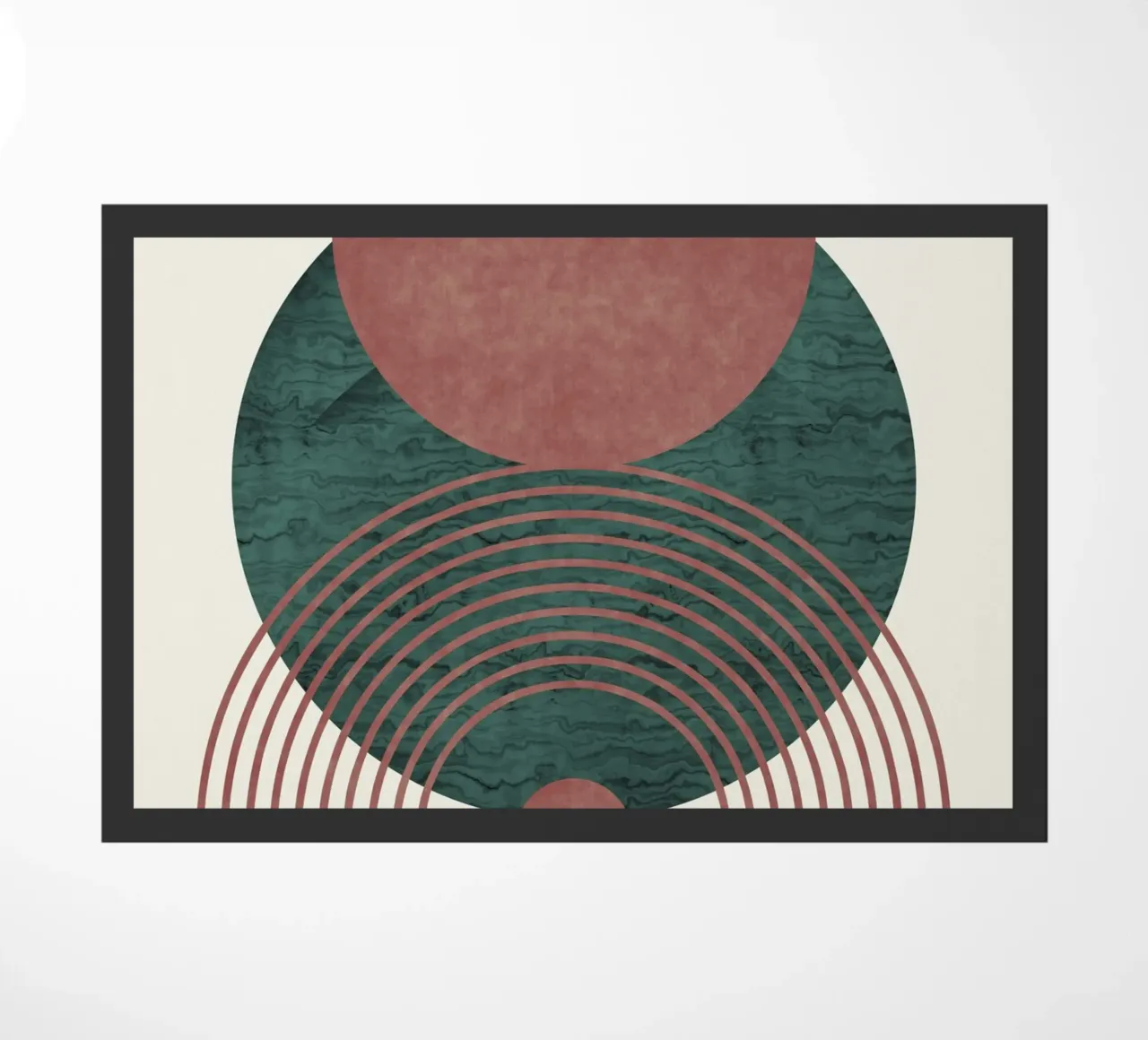 Rame di metà secolo zerbino da Little Dean