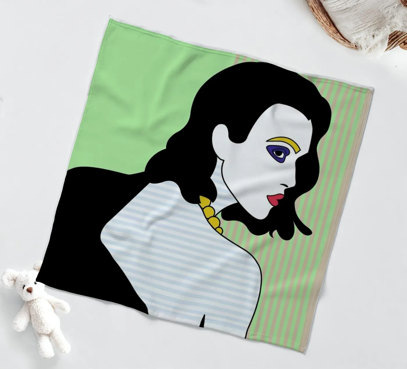 Olivia plaid polaire de Dignity