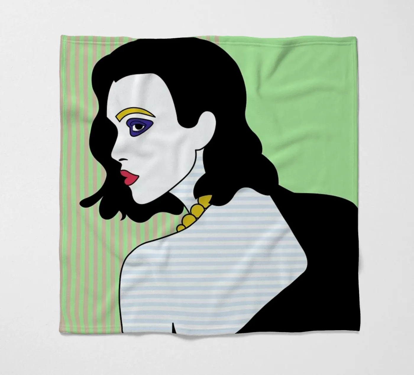 Olivia plaid polaire de Dignity