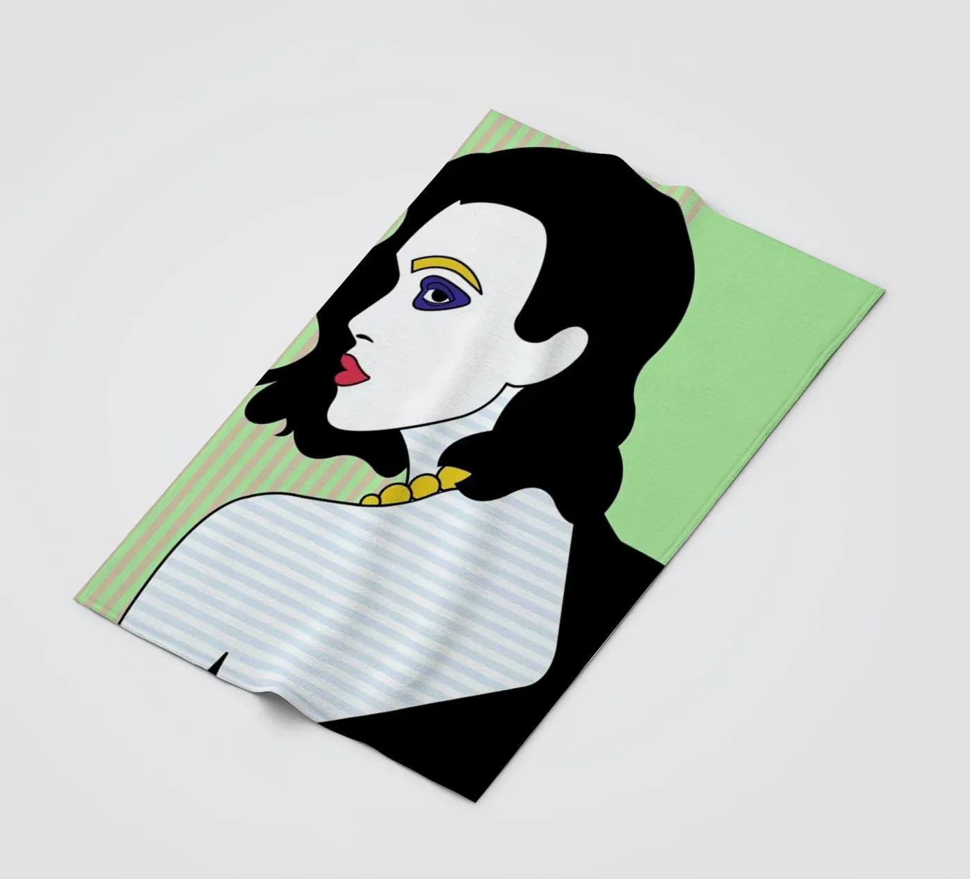 Olivia plaid polaire de Dignity