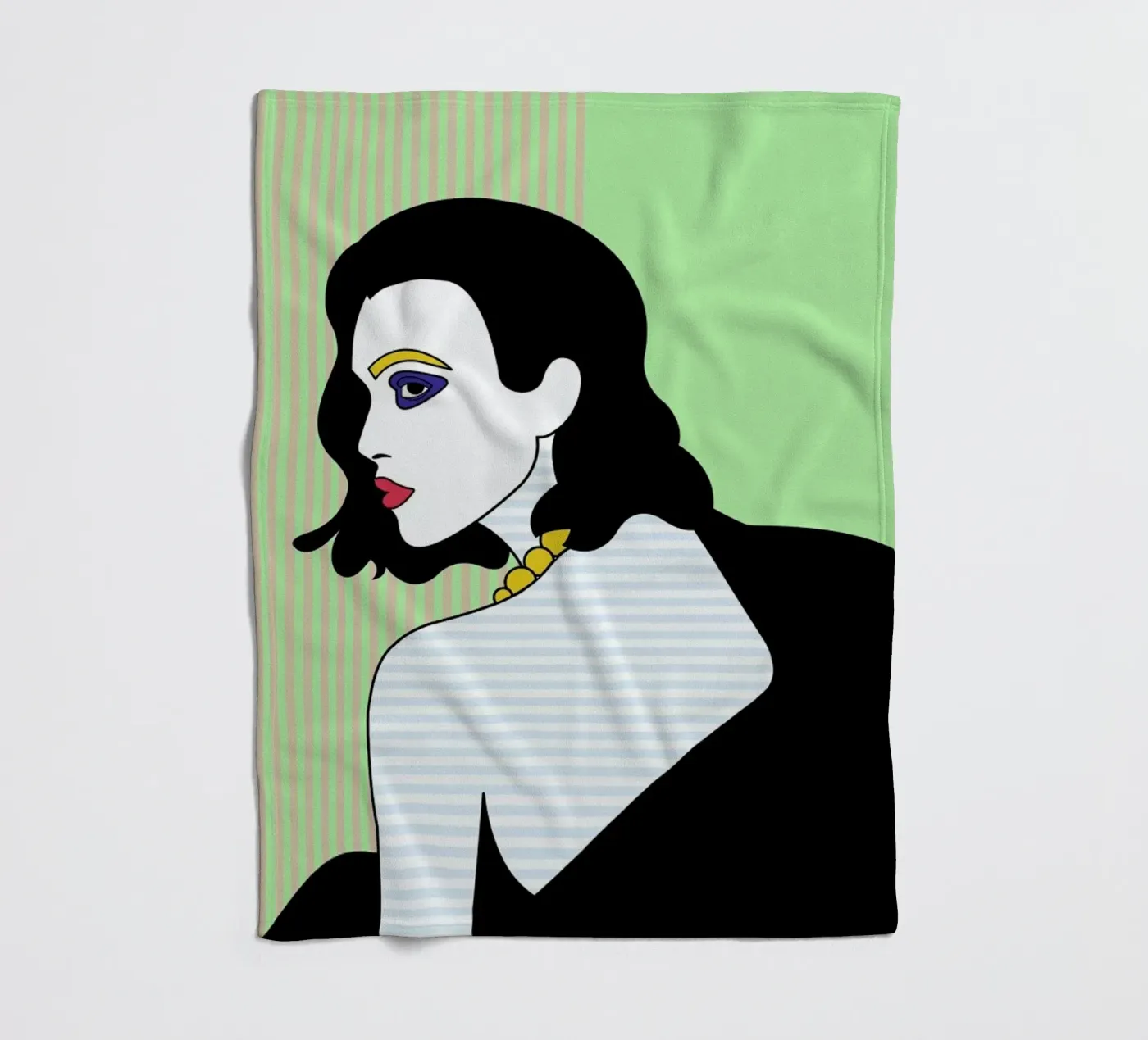 Olivia plaid polaire de Dignity