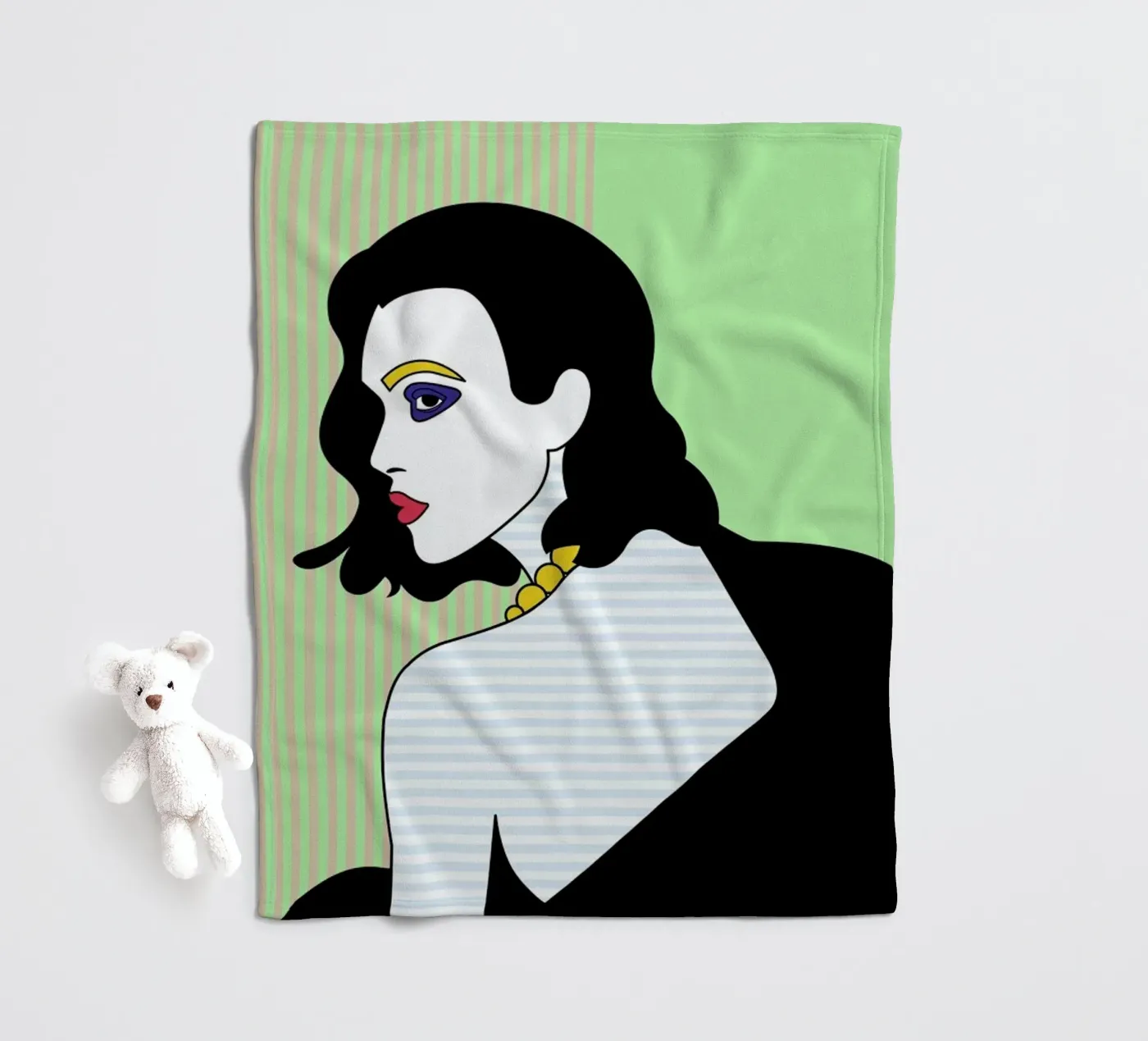 Olivia plaid polaire de Dignity