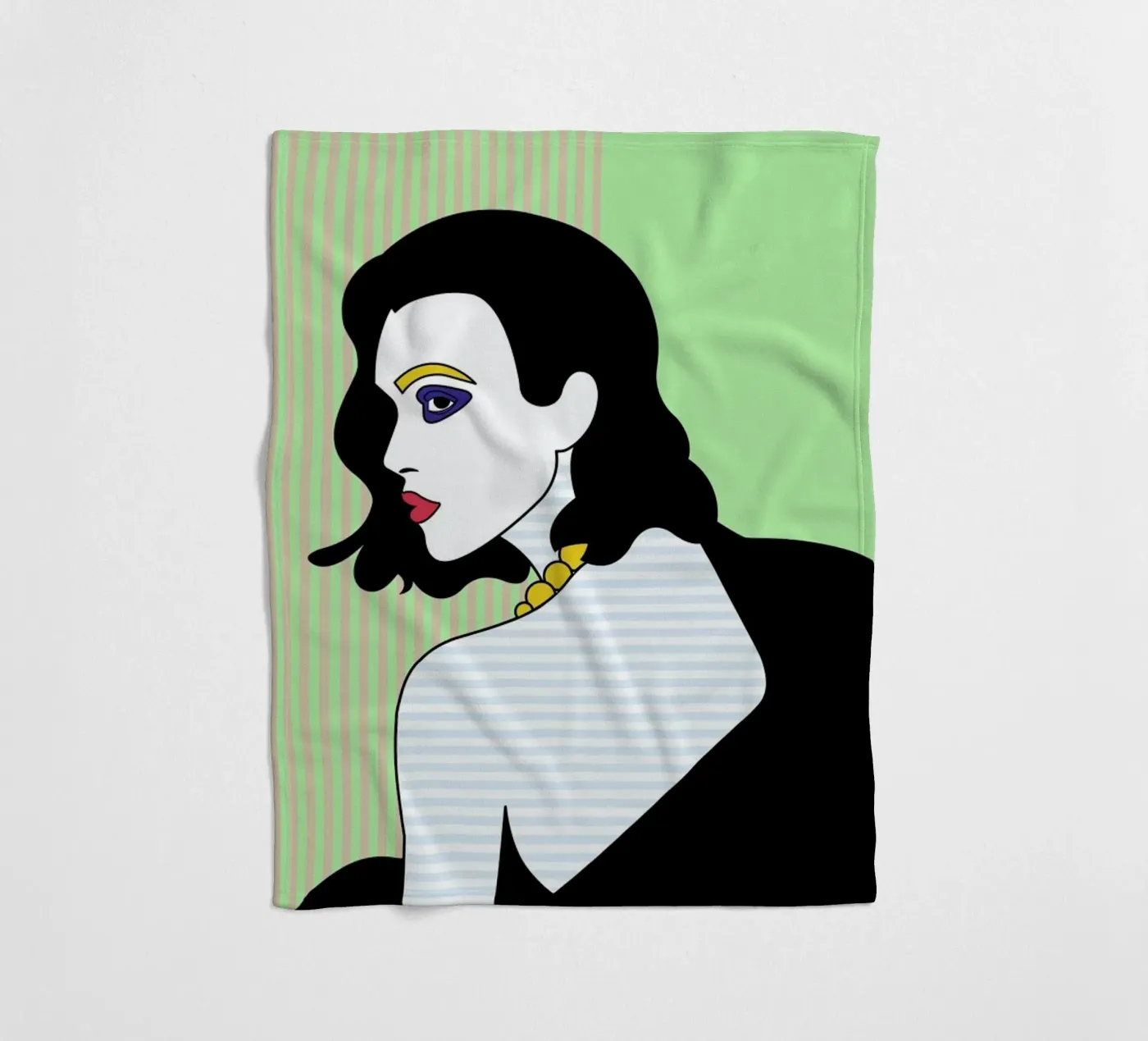 Olivia plaid polaire de Dignity