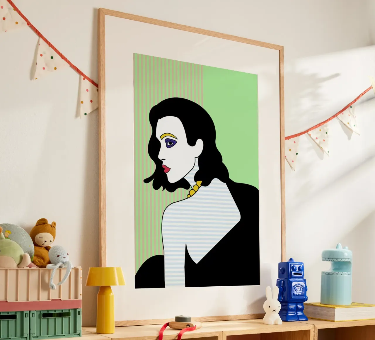 Olivia poster con telaio in plastica da Dignity