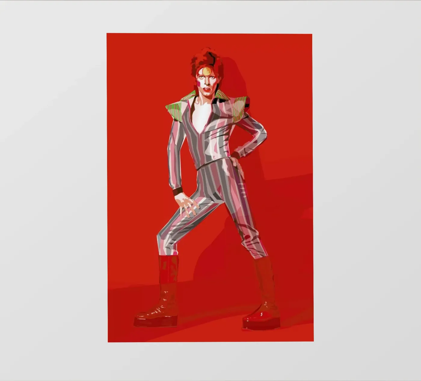 David Bowie pellicola backlit da Agnes KR Patience