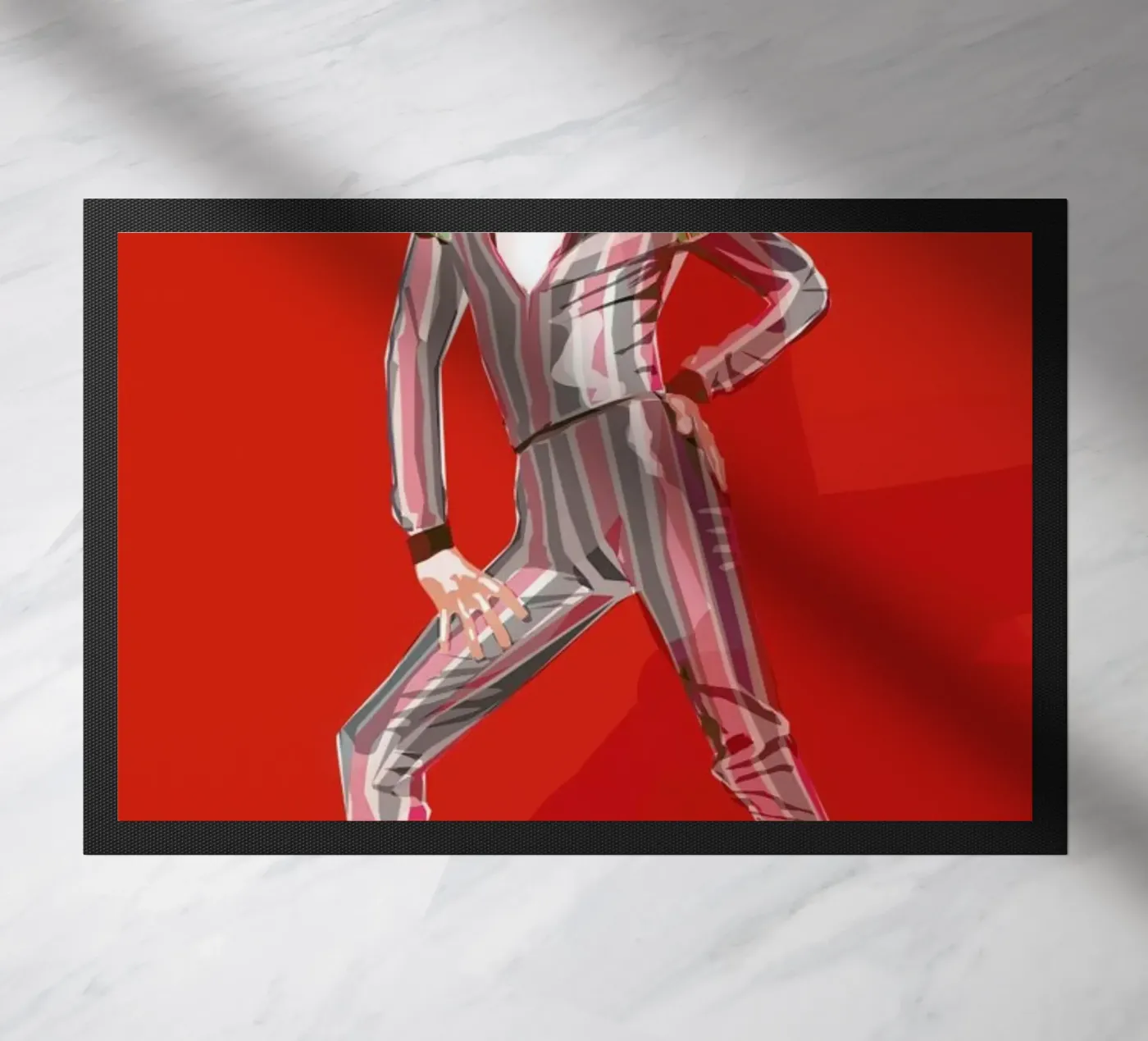 David Bowie deurmat van Agnes KR Patience