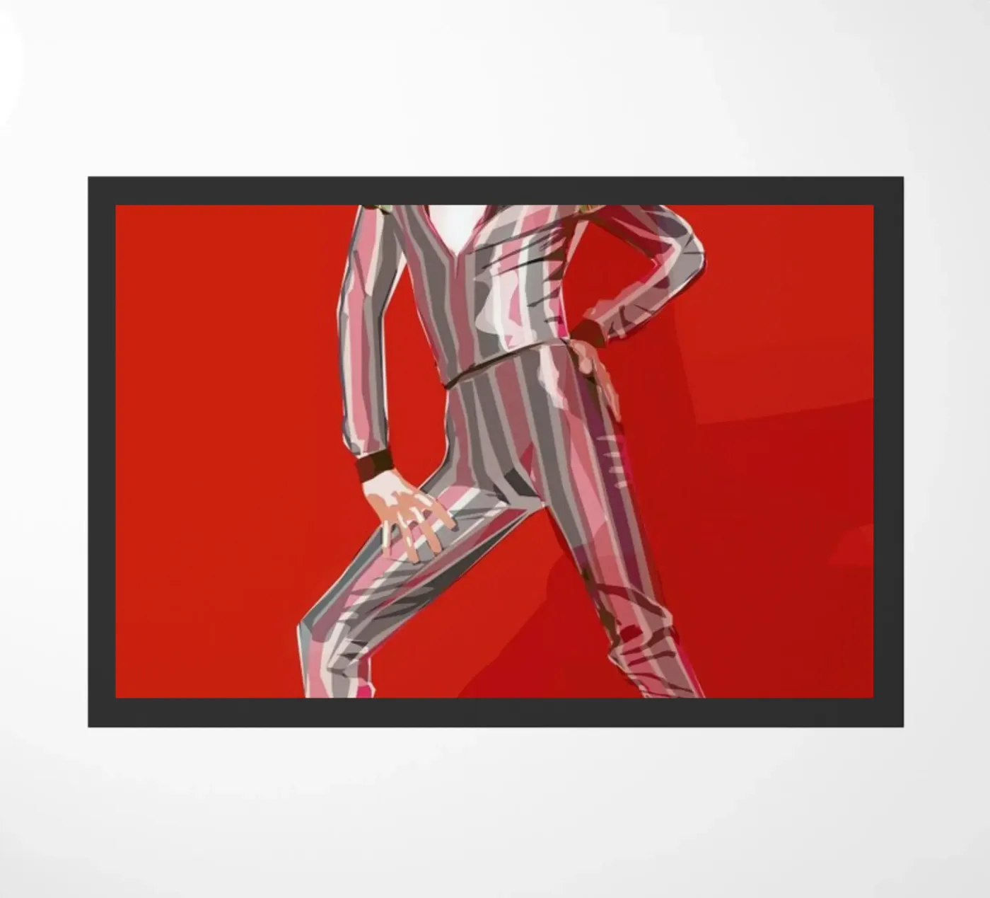 David Bowie deurmat van Agnes KR Patience