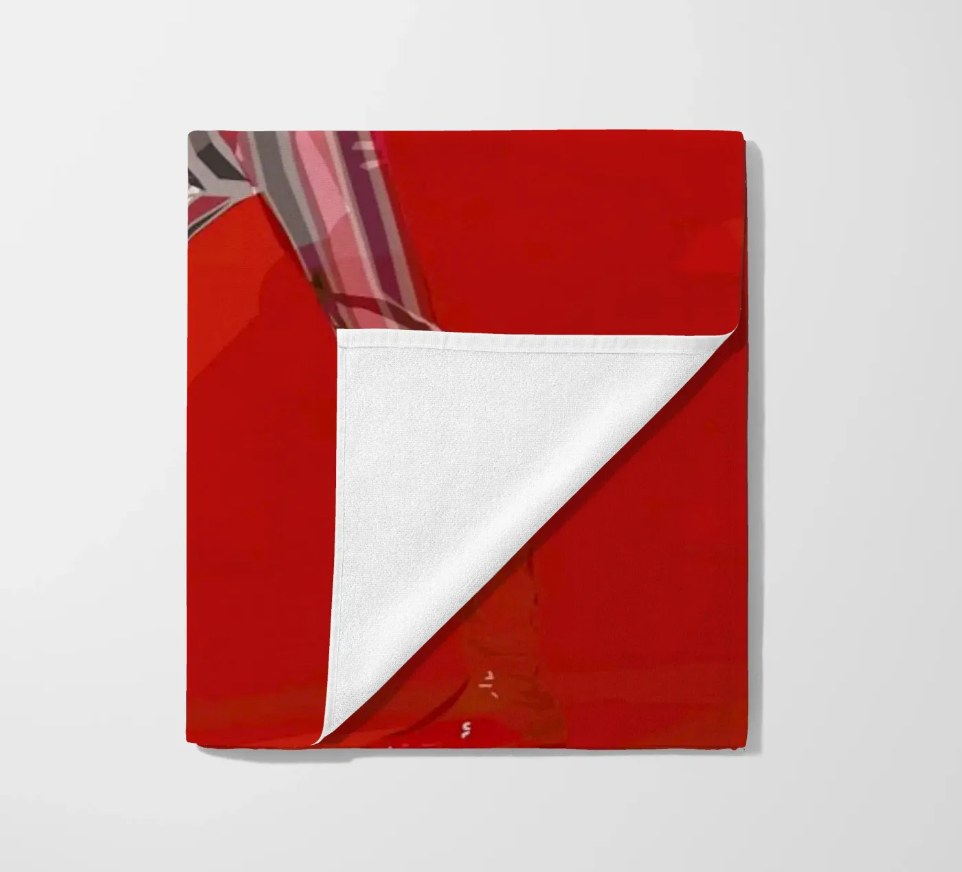 David Bowie beach towel by Agnes KR Patience