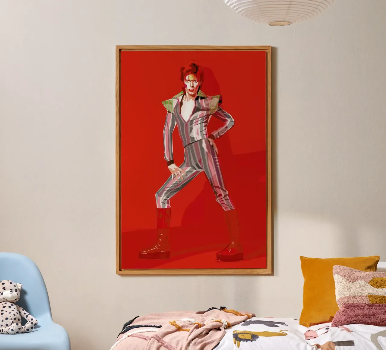 David Bowie alluminio dibond da Agnes KR Patience