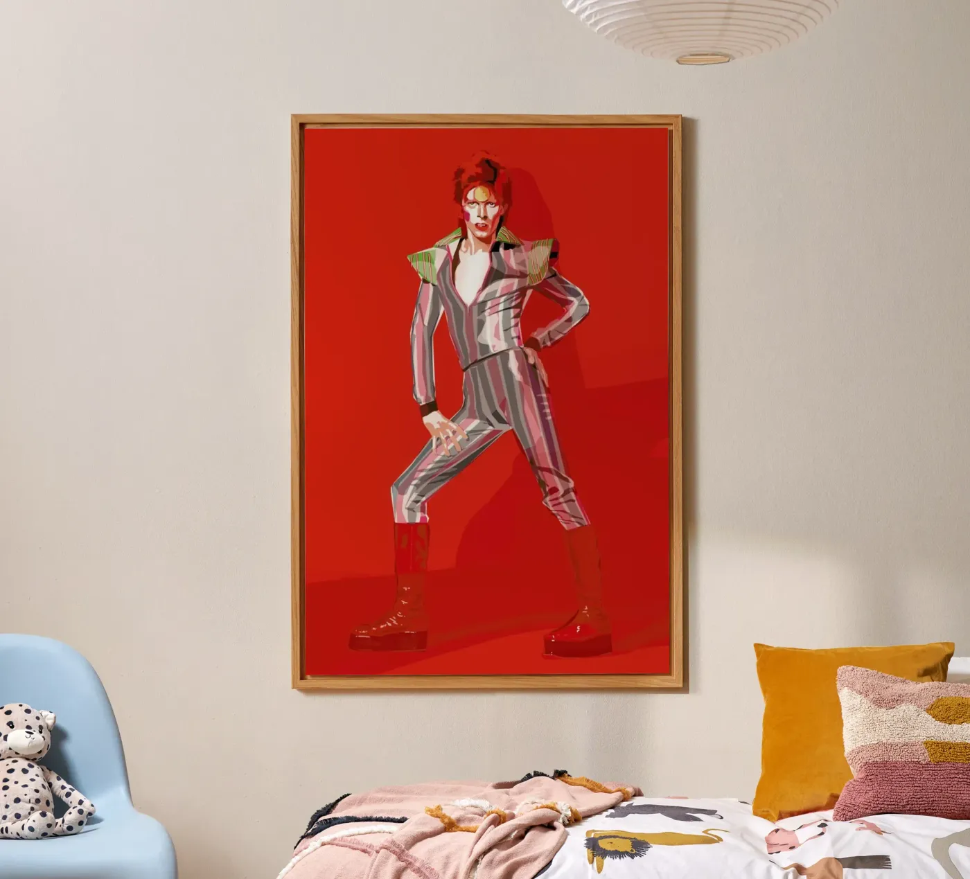 David Bowie alluminio dibond da Agnes KR Patience