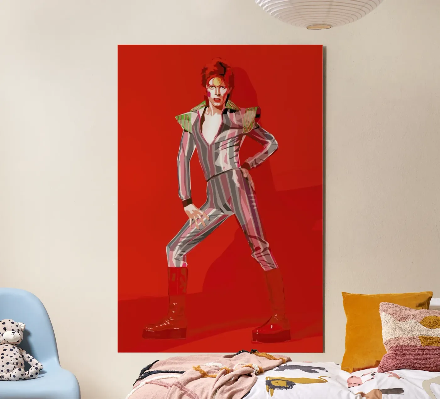 David Bowie alluminio dibond da Agnes KR Patience