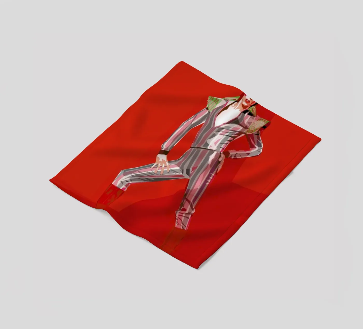 David Bowie Fleecedecke von Agnes KR Patience