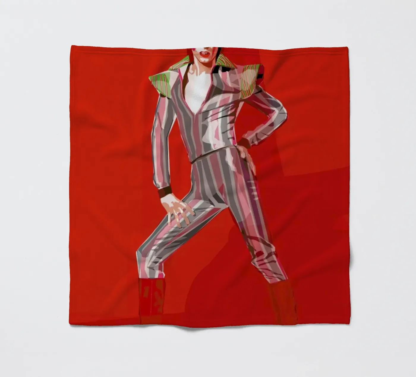 David Bowie Fleecedecke von Agnes KR Patience