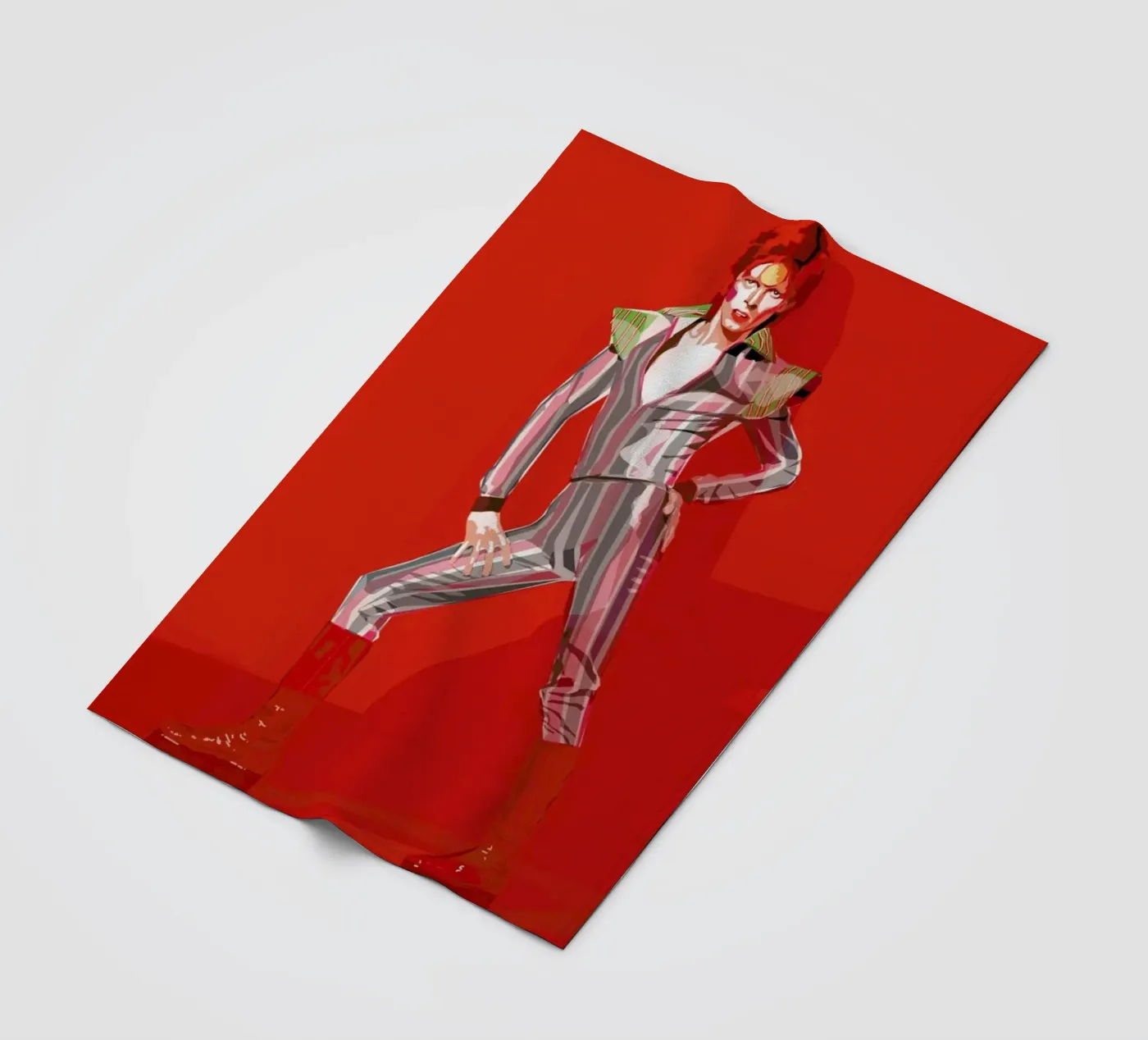 David Bowie Fleecedecke von Agnes KR Patience