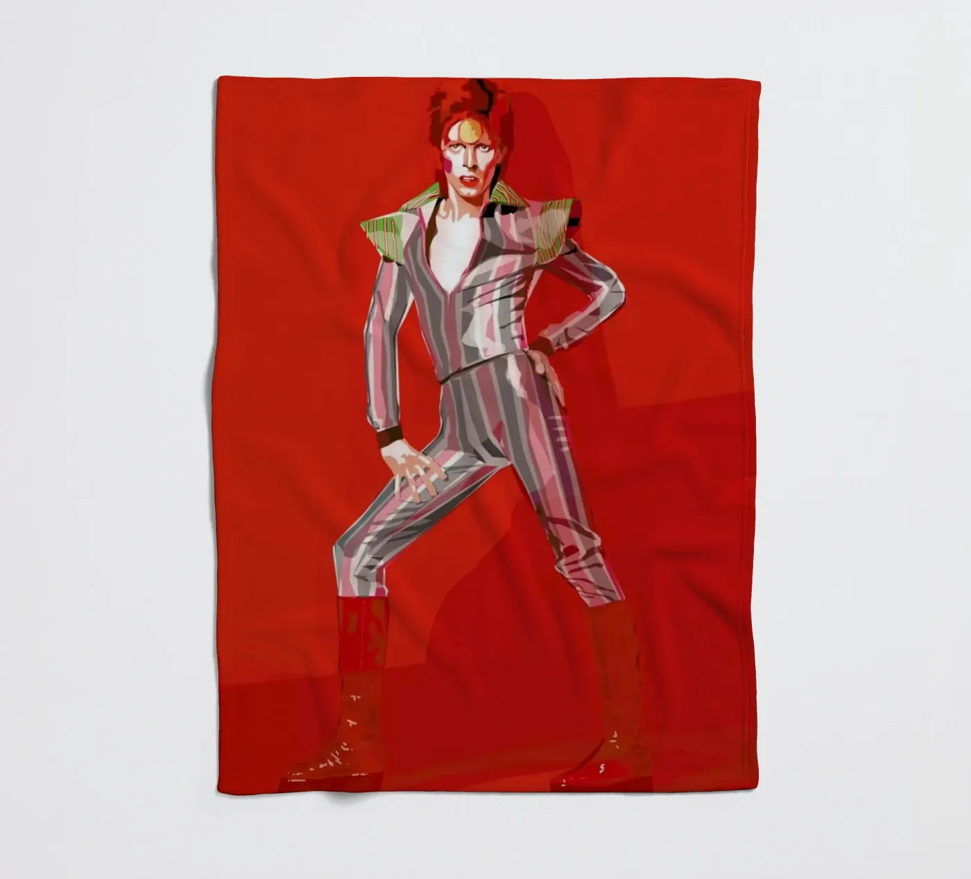 David Bowie Fleecedecke von Agnes KR Patience