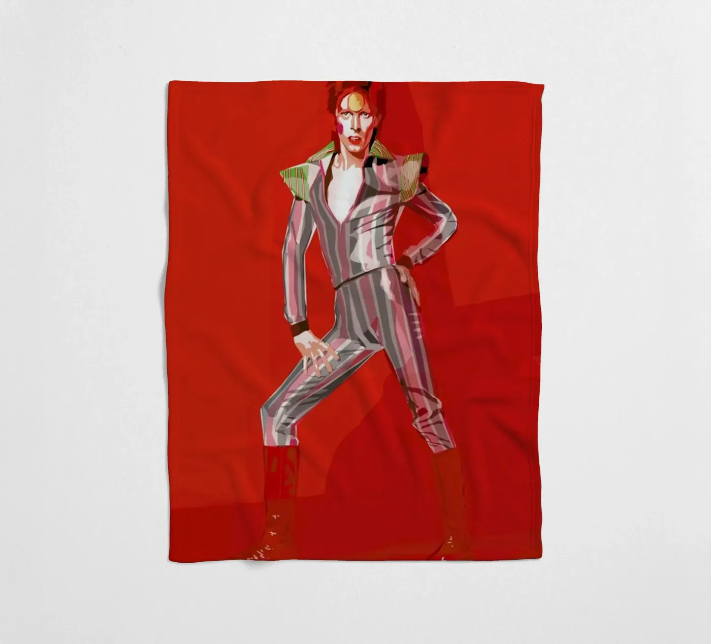 David Bowie Fleecedecke von Agnes KR Patience